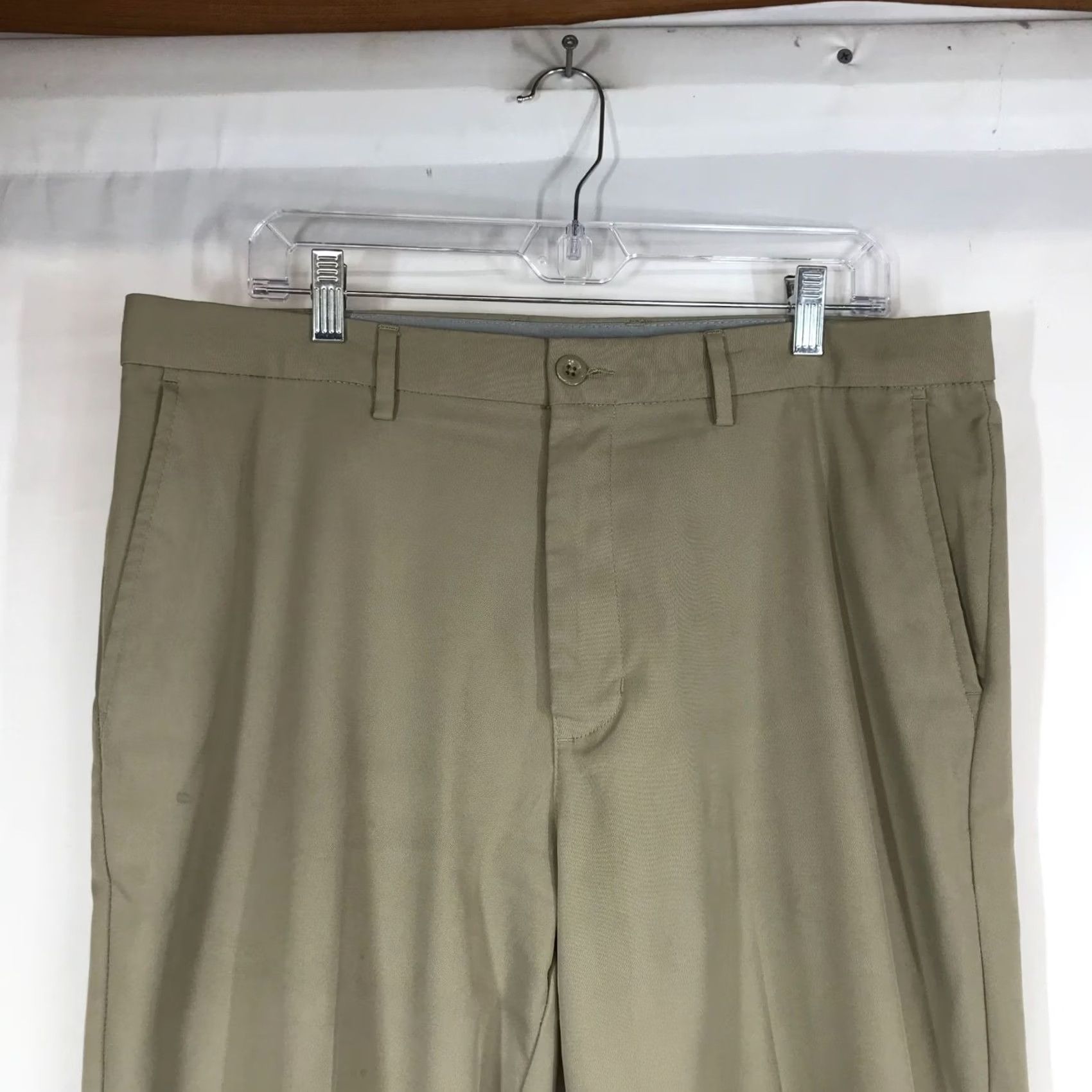 Alife Greg Norman Pants Golf Beige Men's 33 X 30 Casual Polyester Attack Life Size US 33 - 2 Thumbnail