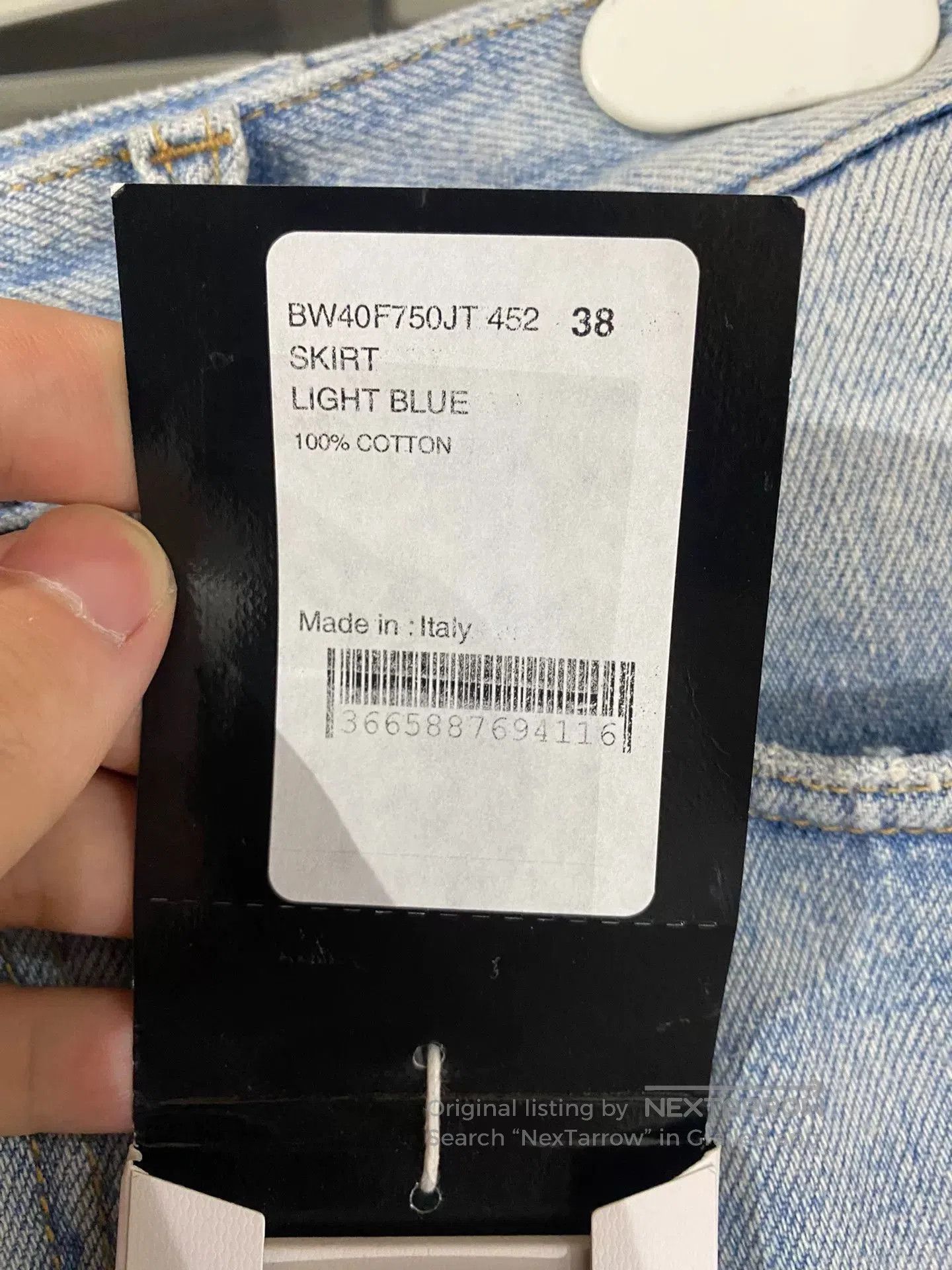 Givenchy Givenchy Women's Denim Mini Skirt. Size 37" - 5 Thumbnail