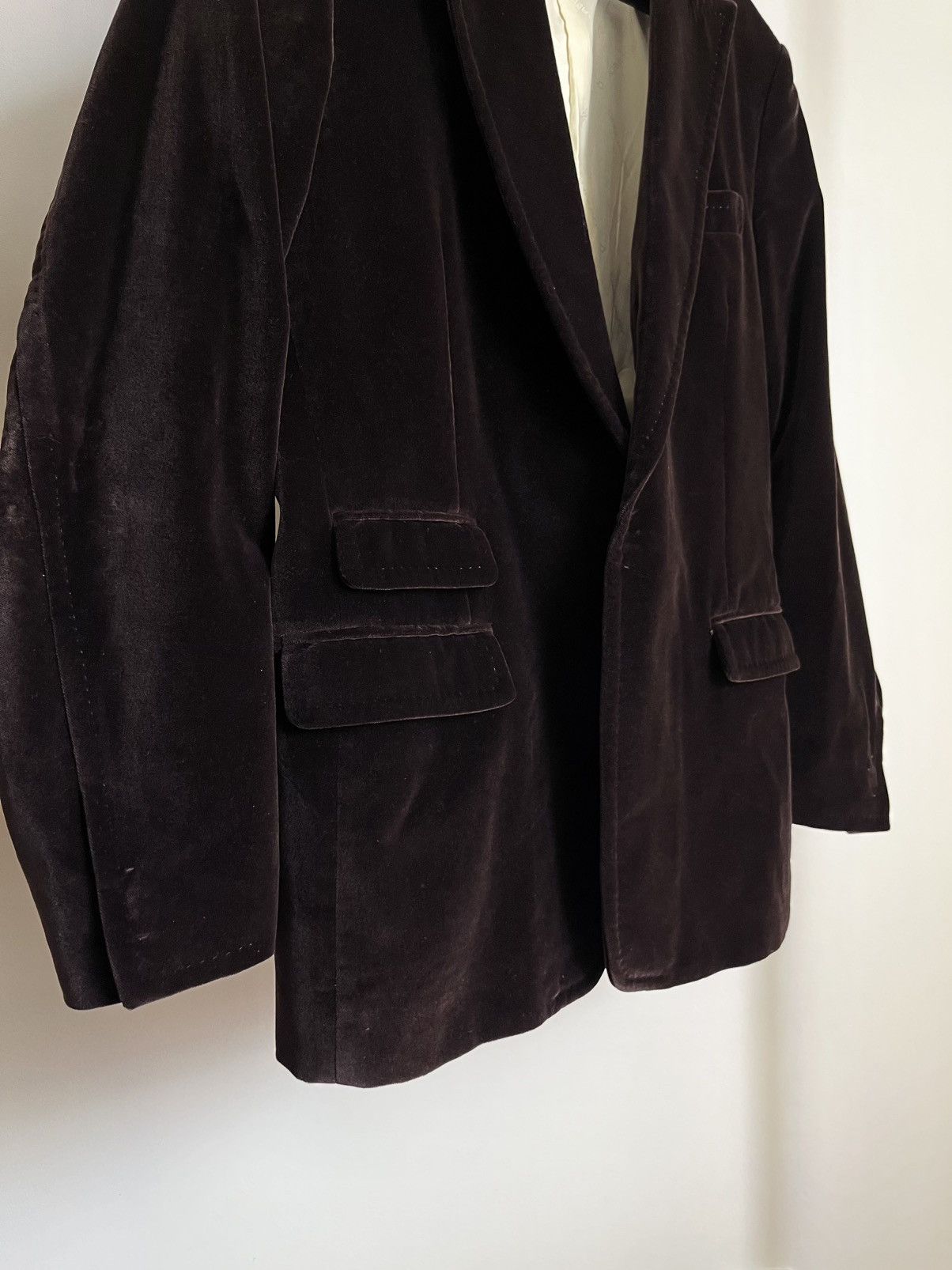 Dsquared2 Archive Dsquared2 AW06 runway hand made velvet blazer jacket Size 50S - 6 Thumbnail