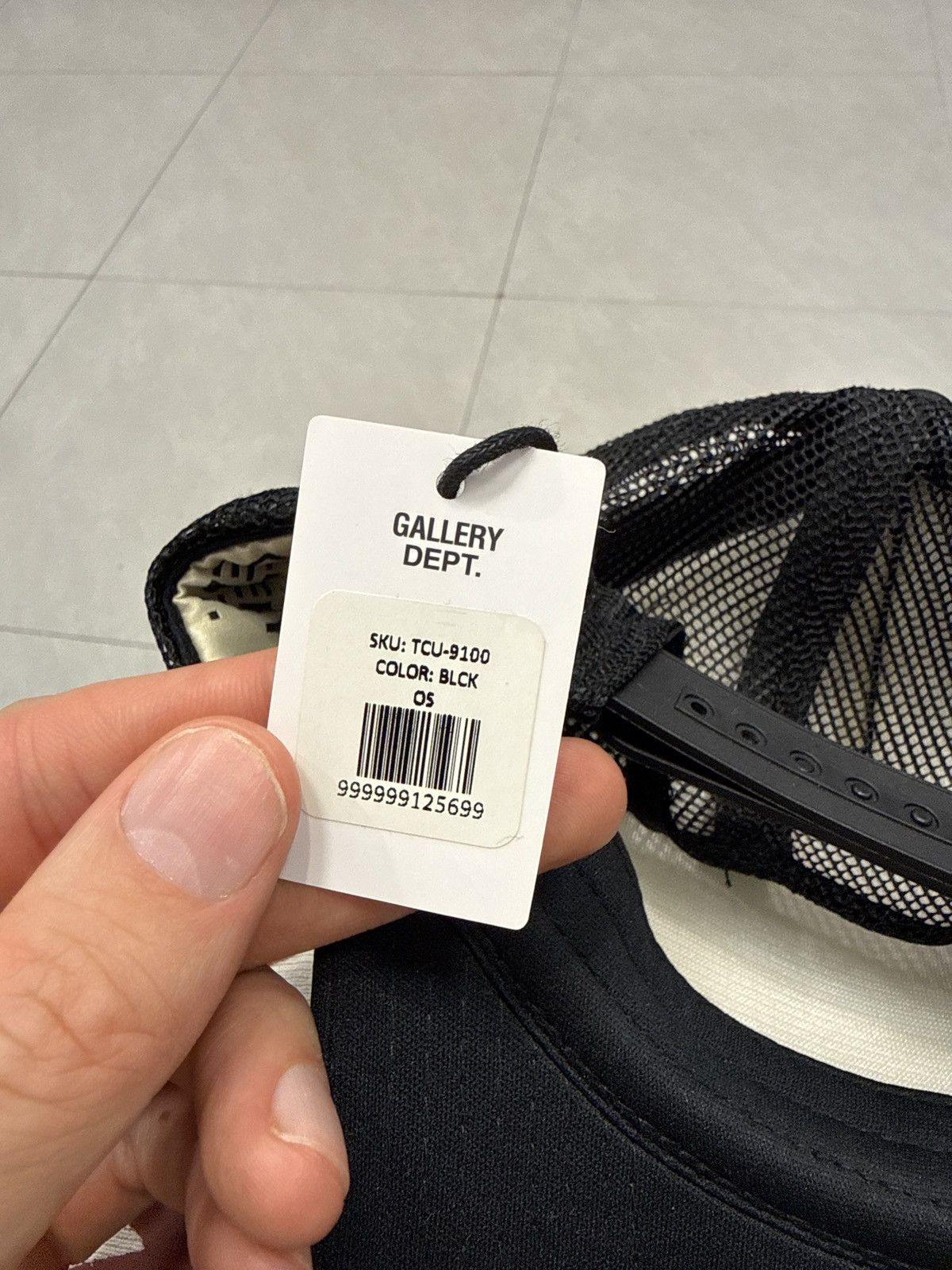 Gallery Dept. Gallery Dept. Upside Down Trucker Hat Black Size ONE SIZE - 3 Thumbnail