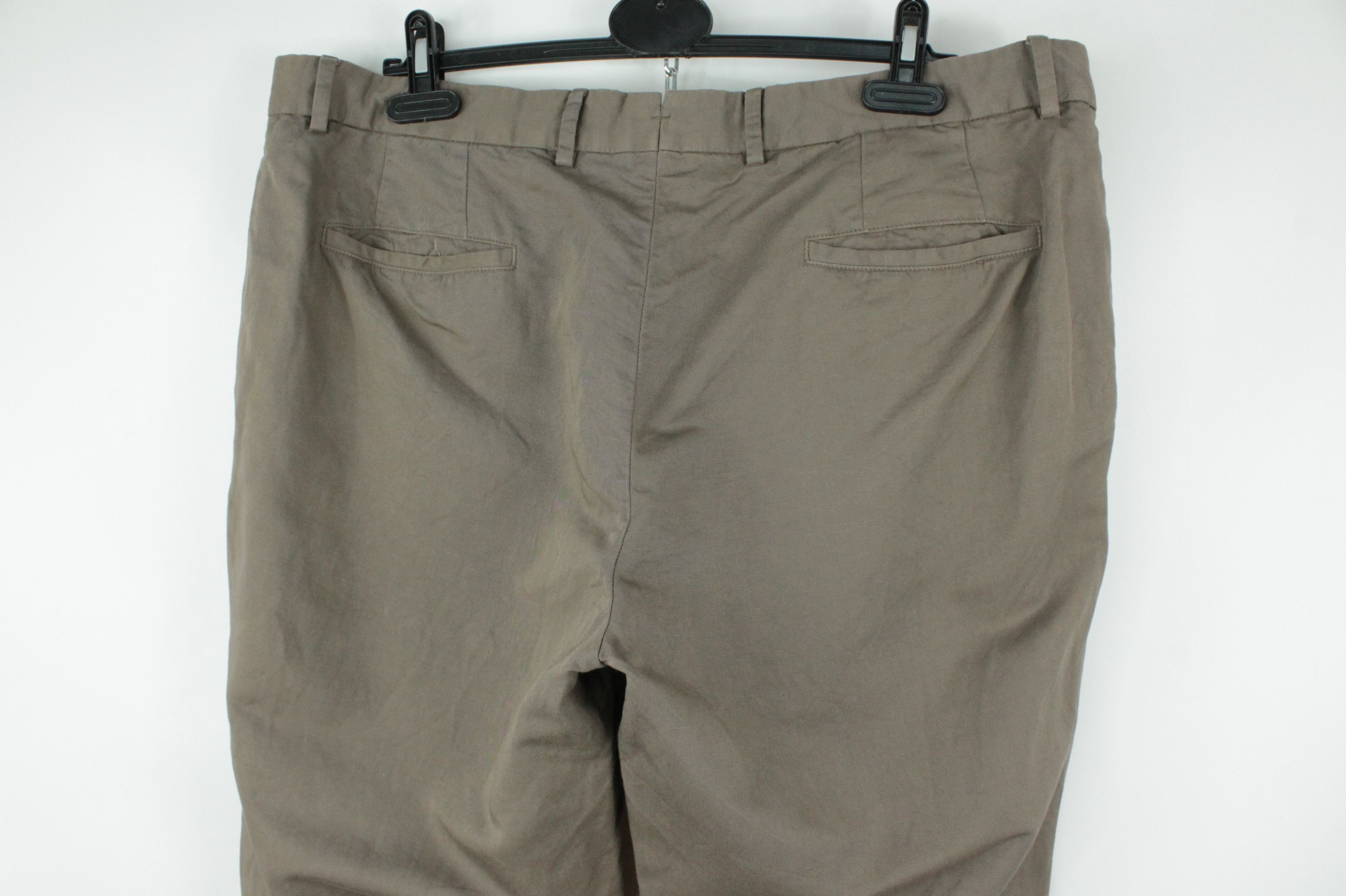 Suitsupply Suitsupply Cotton/Linen Cropped Campo Chino Pants Size US 42 / EU 58 - 6 Thumbnail