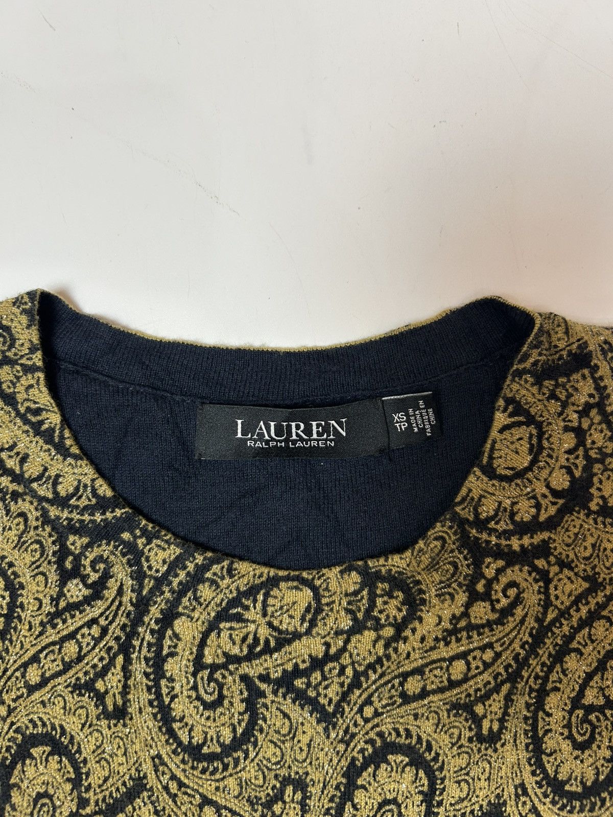 Designer × Lauren Ralph Lauren × Ralph Lauren LAUREN RALPH LAUREN PAISLEY COTTON BLEND LONG SLEEVE Size XS / US 0-2 / IT 36-38 - 5 Thumbnail