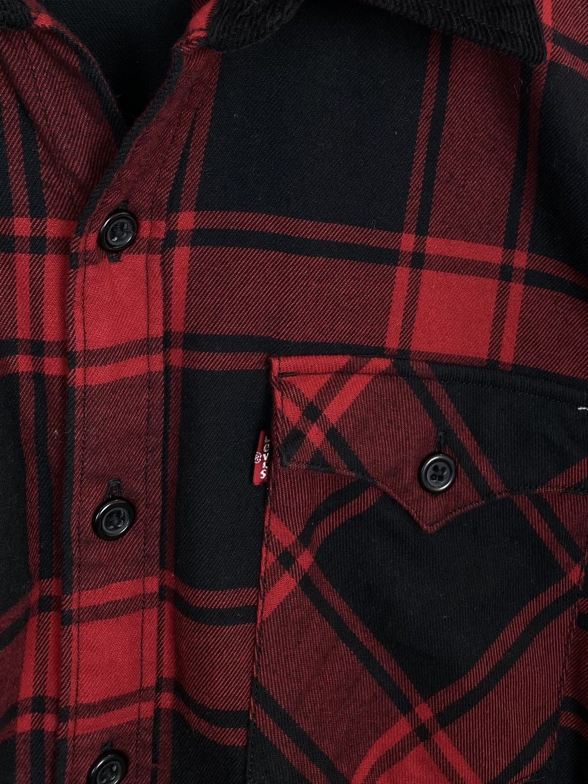 Levi's Levi’s Plaid check Shirt Red Style Workwear Retro 90’s Hype Size US M / EU 48-50 / 2 - 5 Thumbnail