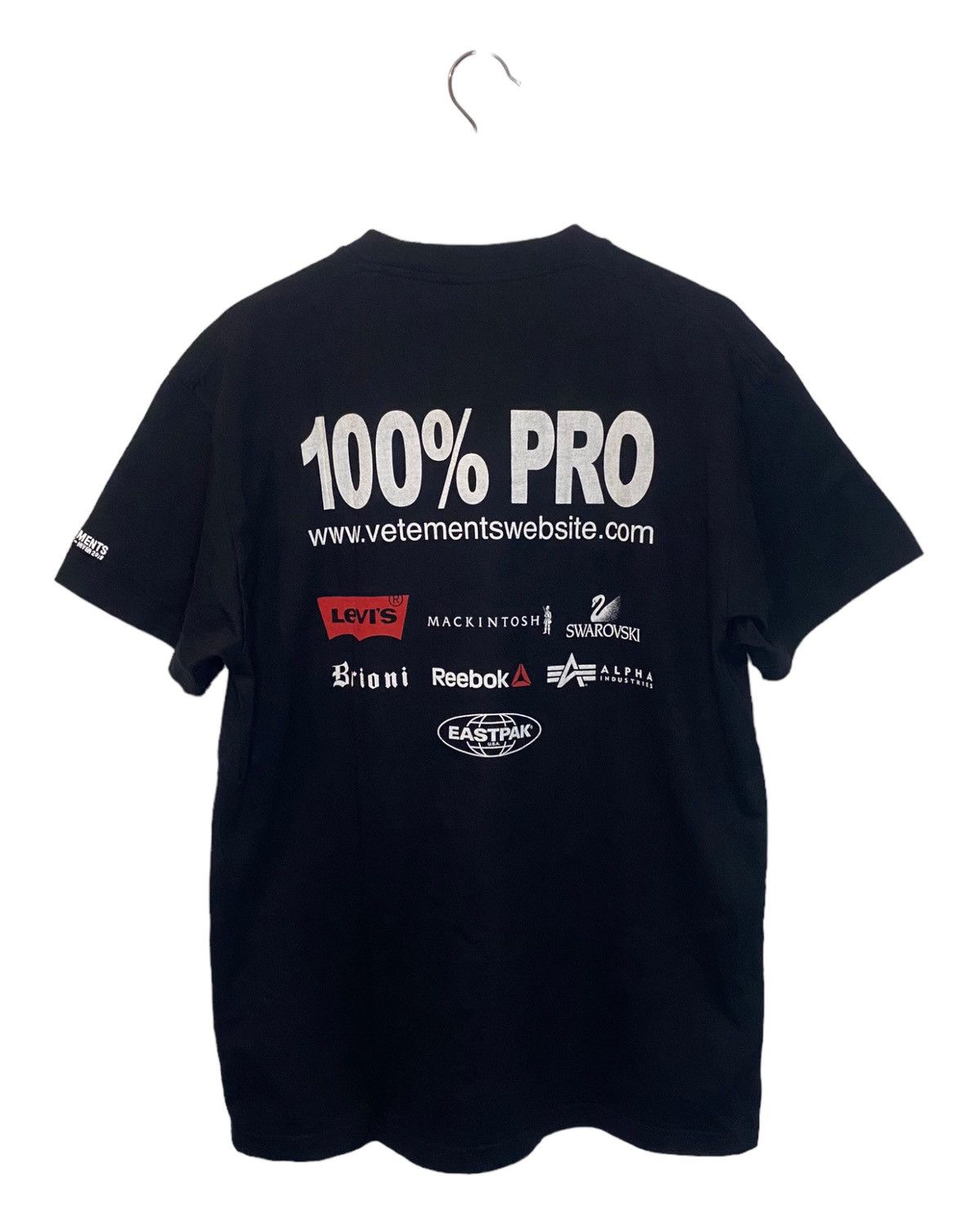 Vetements 100 Pro Tee | Grailed