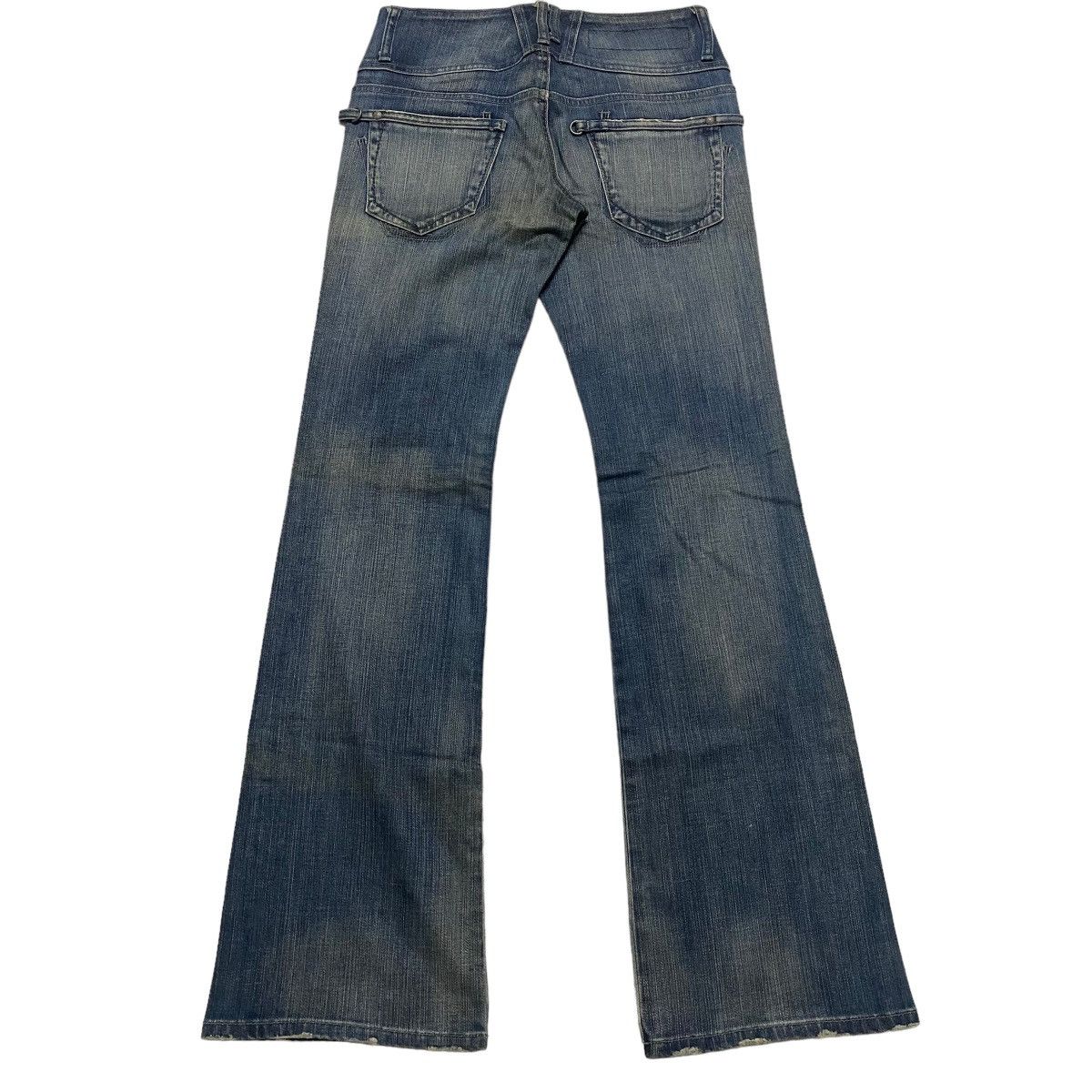 Marithe + Francois Girbaud Marithe Francois Girbaud Denim Flare Jeans Size 28" / US 6 / IT 42 - 2 Thumbnail