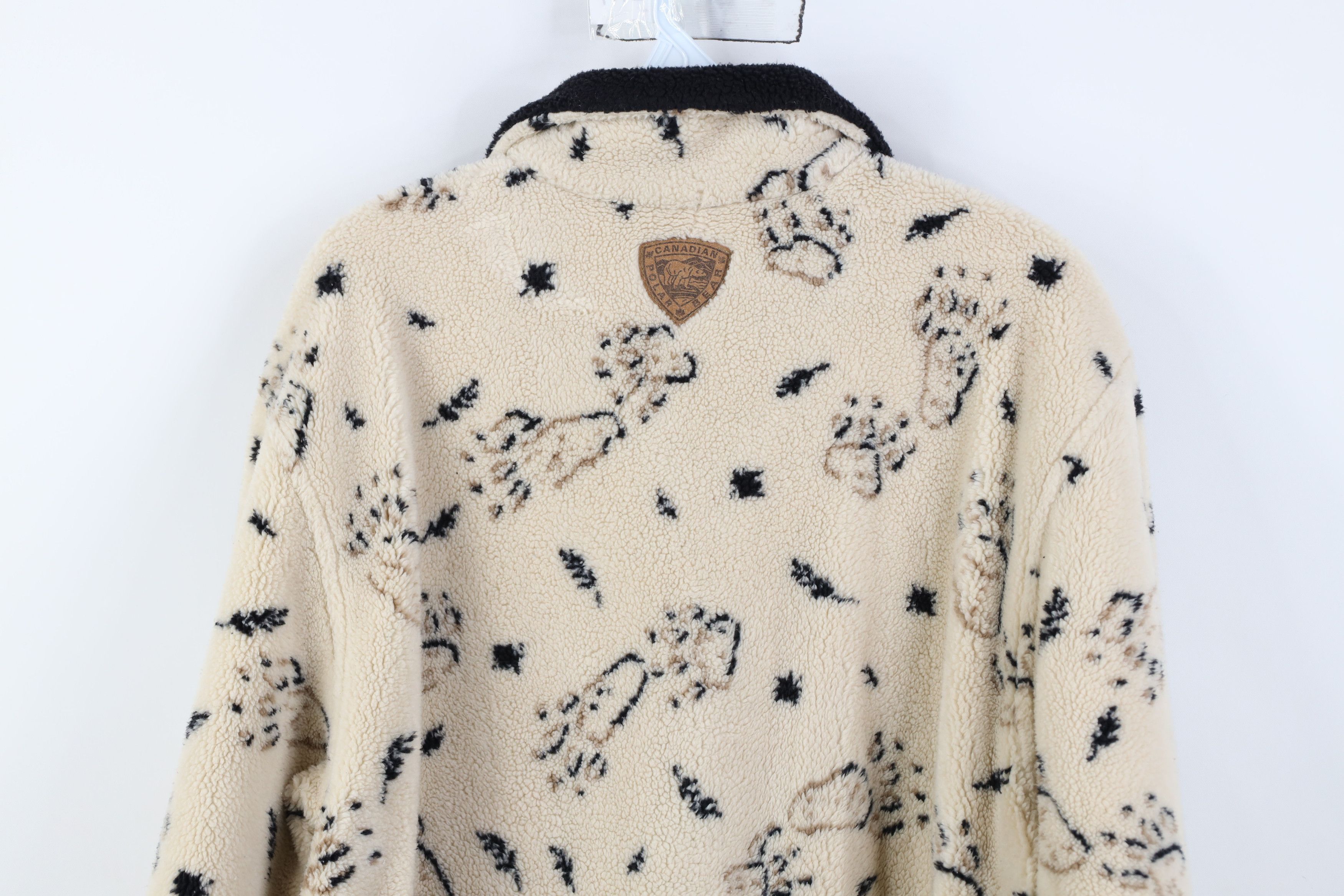 Vintage Vintage 90s Streetwear Animal All Over Print Fleece Jacket Size M / US 6-8 / IT 42-44 - 16 Thumbnail