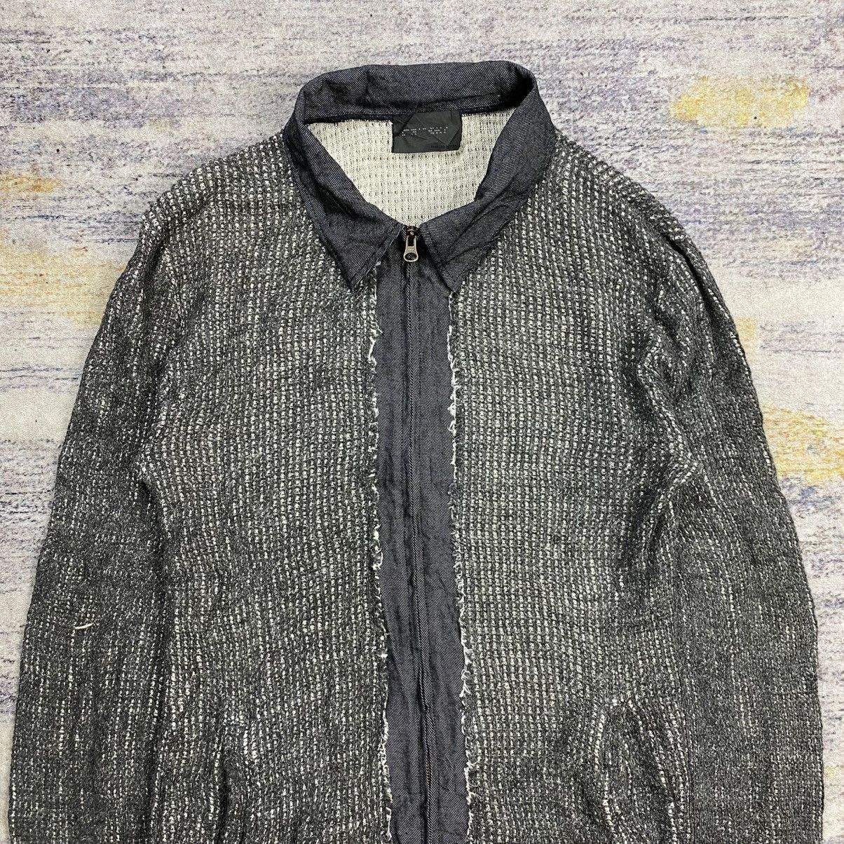 Japanese Brand Maniac works hibryd knit jacket Size US L / EU 52-54 / 3 - 3 Thumbnail