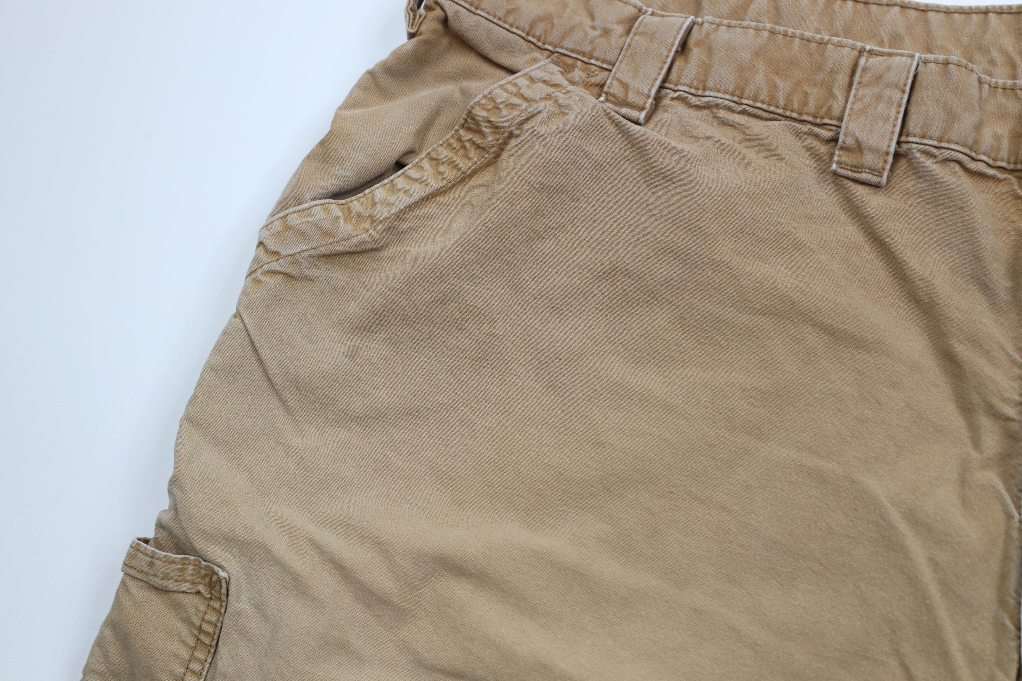Carhartt × Vintage Vintage Carhartt Out Wide Leg Dungaree Pants Duck Brown Size US 44 / EU 60 - 9 Thumbnail