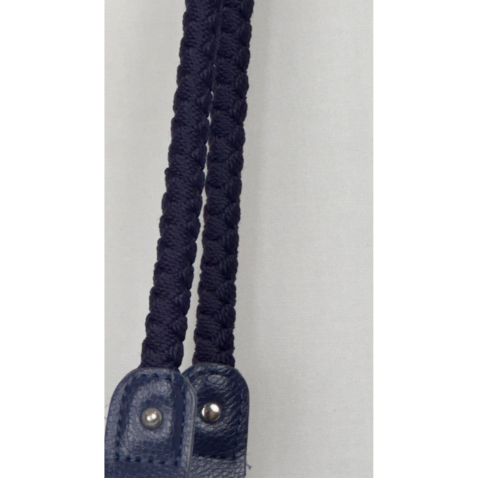 The Sak The Sak Navy Crochet Tote Bag With Zipper Pocket & Shoulder Size ONE SIZE - 9 Thumbnail