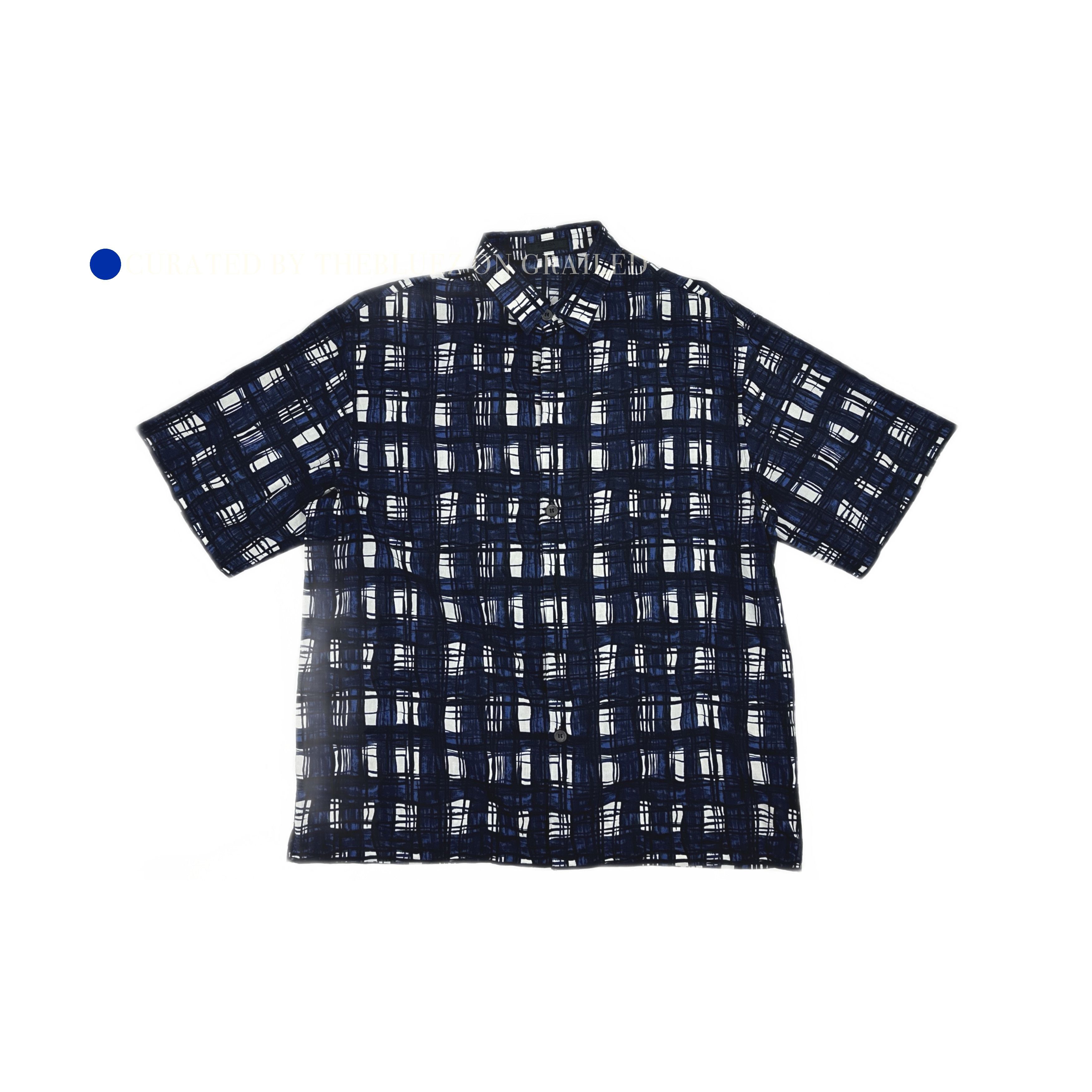 Prada Madras Check Short Sleeve Shirt in Blue Size US L / EU 52-54 / 3 - 1 Thumbnail