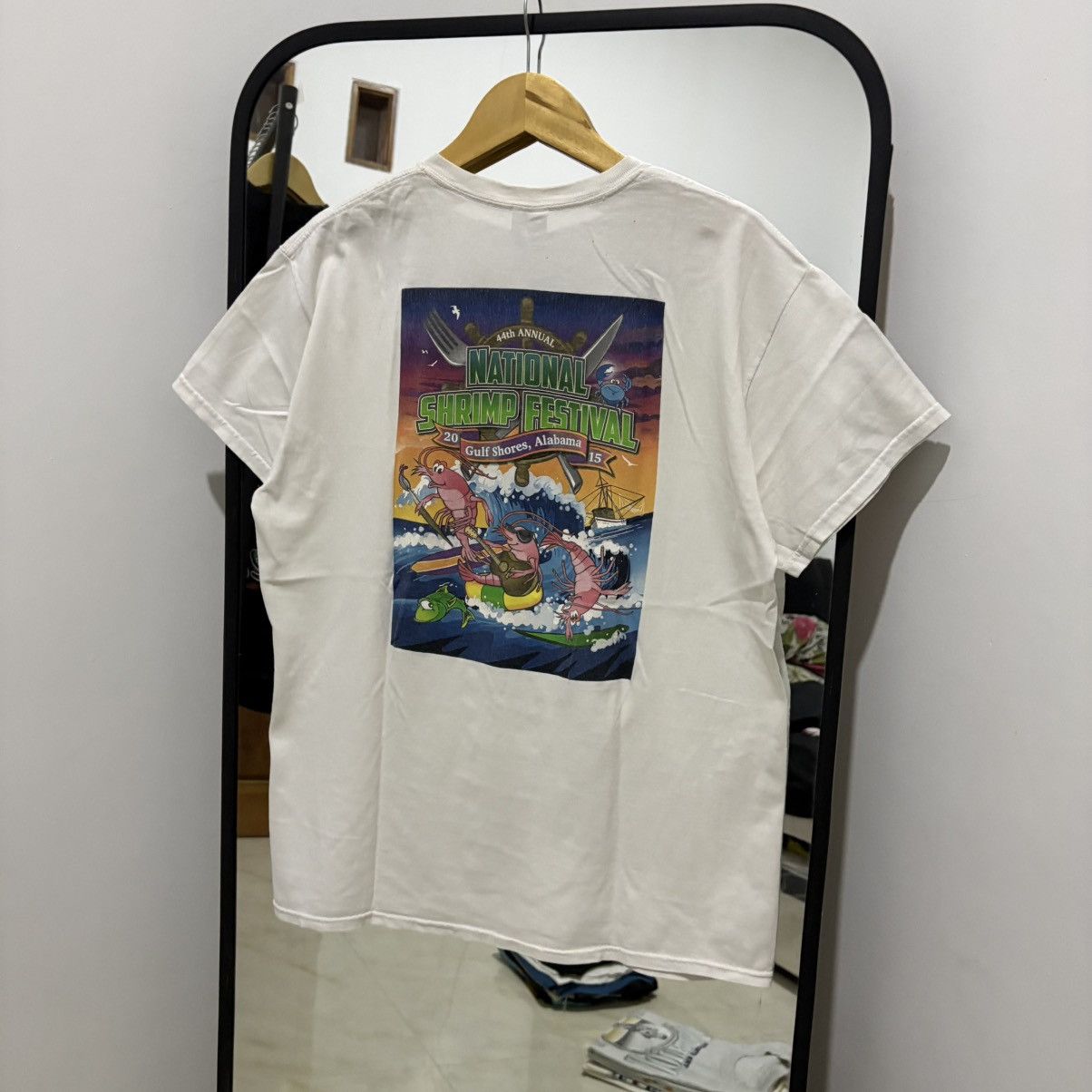 Other National Shrimp Festival 2015 Graphic Tee Size US L / EU 52-54 / 3 - 2 Thumbnail