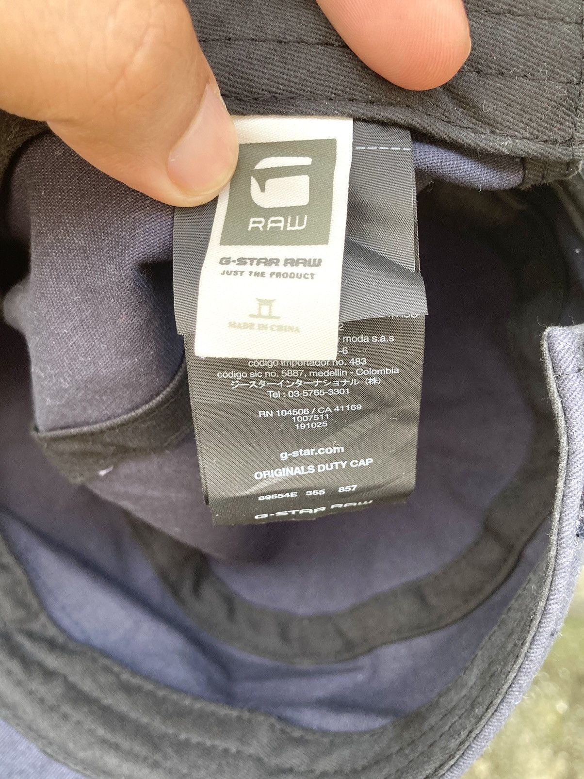 Japanese Brand G Star Raw Duty Cap Size ONE SIZE - 6 Thumbnail