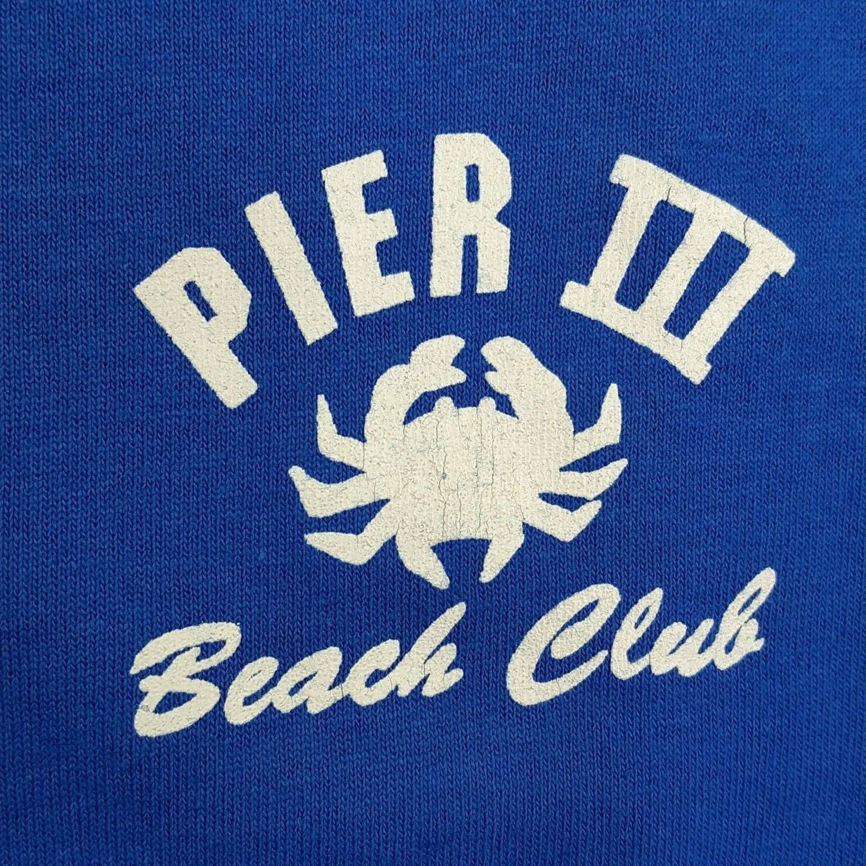 Hanes VINTAGE Beach Club T-Shirt Men XS? Hmm Size US M / EU 48-50 / 2 - 6 Thumbnail