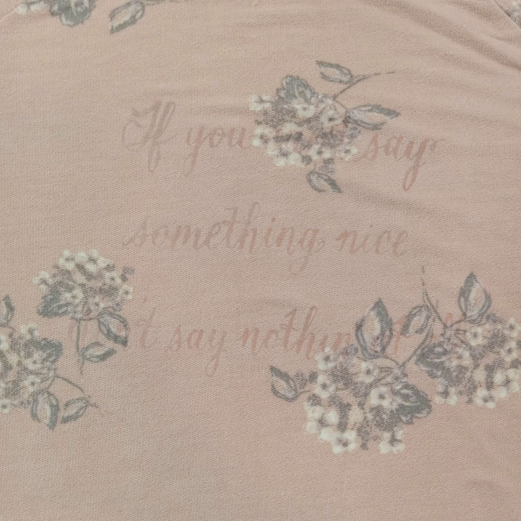Disney Disney Lauren Conrad Pink Floral Long Sleeve Stretch Top Womens Small Size S / US 4 / IT 40 - 6 Thumbnail