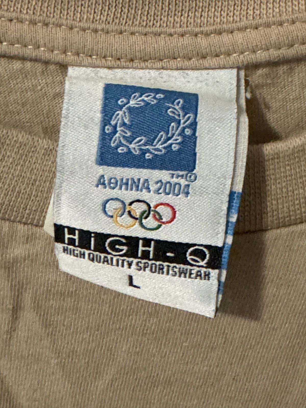 Vintage Athens 2004 Olympic T-Shirt Size US L / EU 52-54 / 3 - 3 Thumbnail