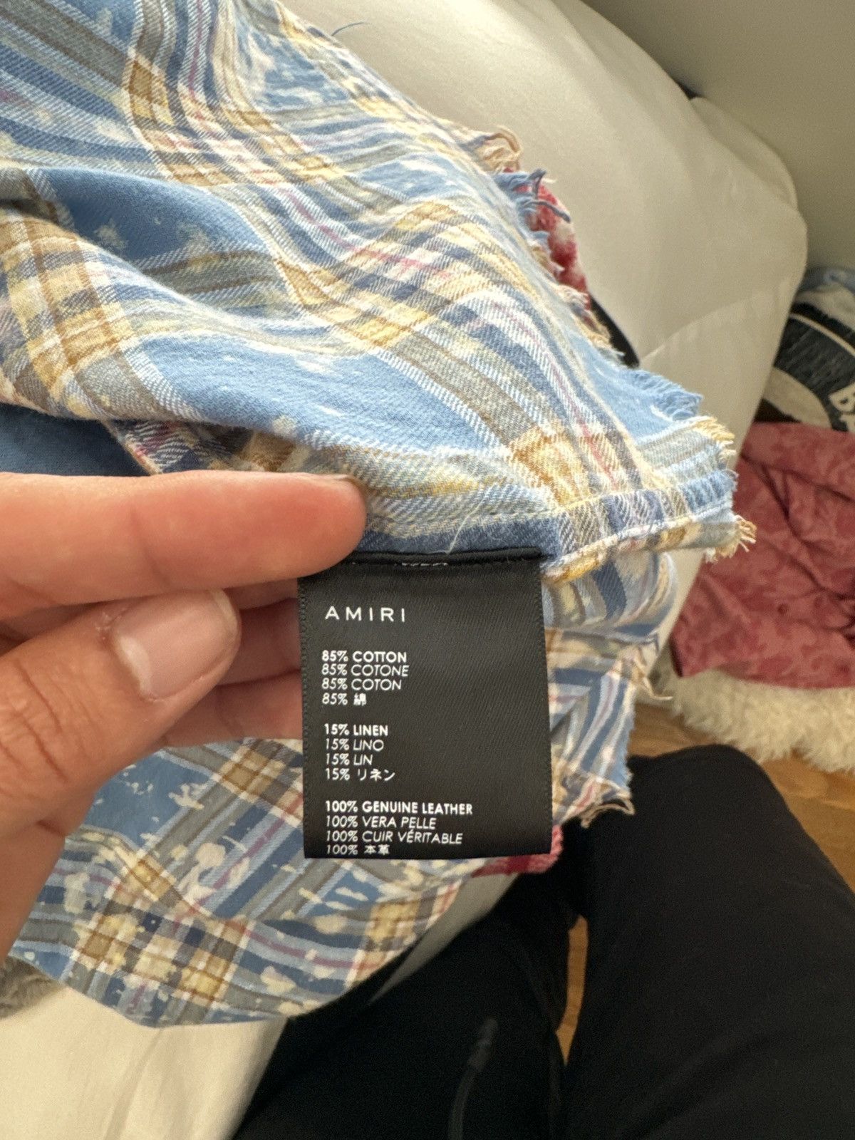 Amiri Amiri Flannel Size ONE SIZE - 4 Thumbnail