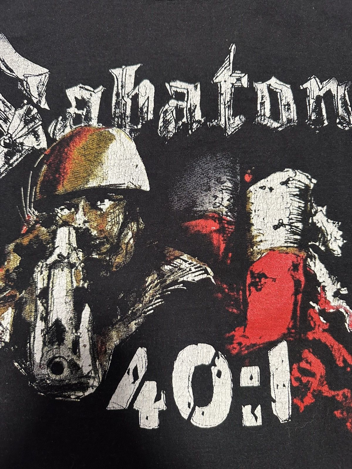 Band Tees Vintage Rock T-shirt Sabaton 40:1 big logo size L Size US L / EU 52-54 / 3 - 6 Thumbnail