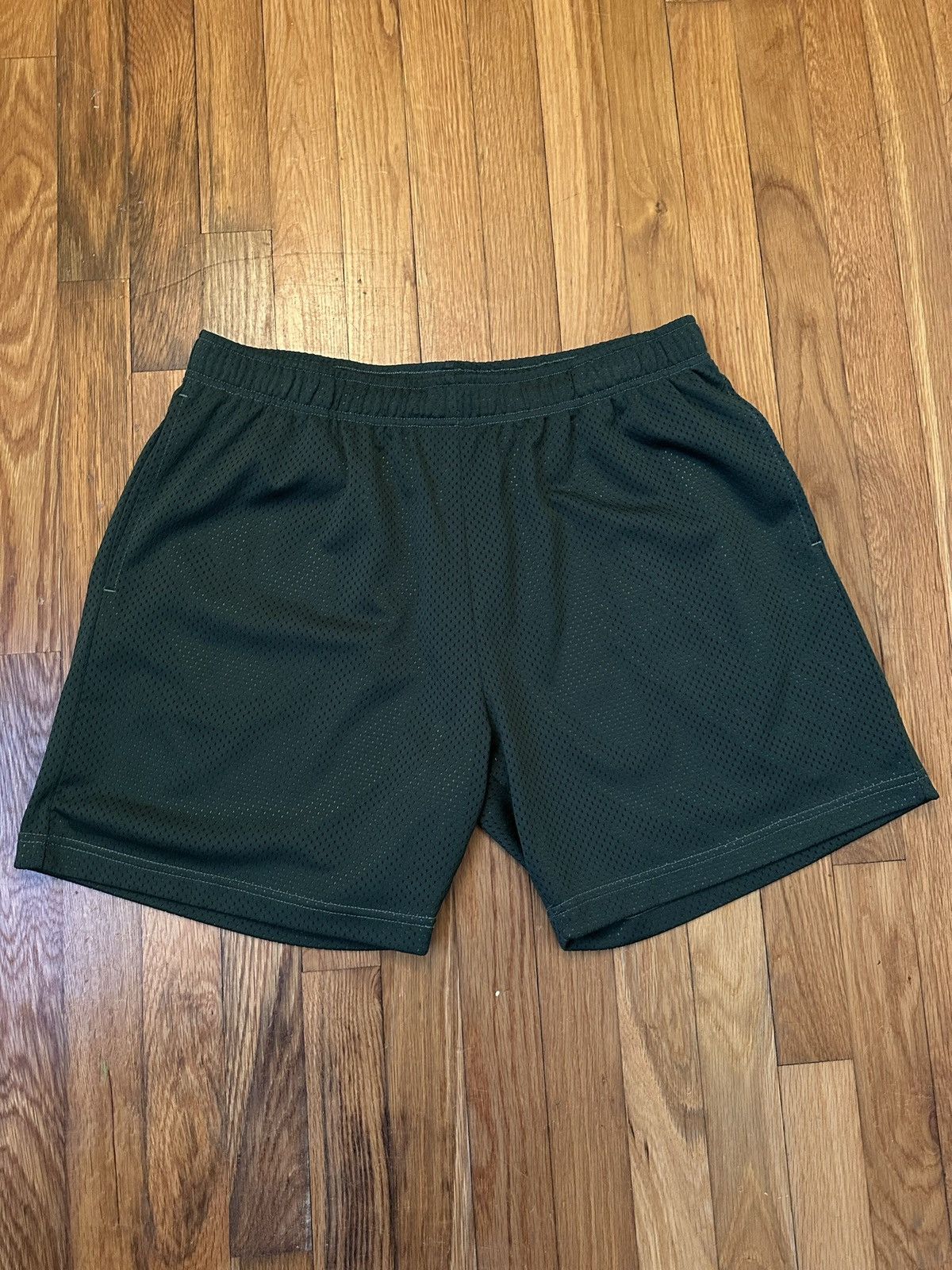 image of John Elliott Aau Shorts in Olive, Men's (Size 32)
