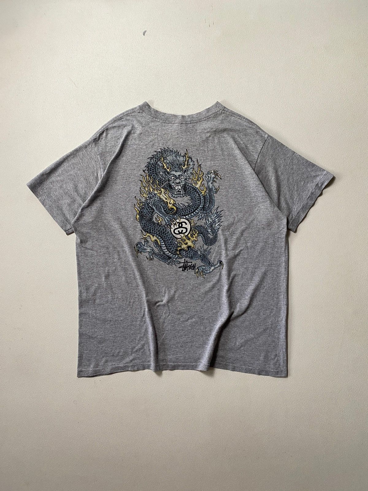 Stussy ⚡️VINTAGE 90S STUSSY 🐲DRAGON GREY 🐉 Size US L / EU 52-54 / 3 - 1 Thumbnail