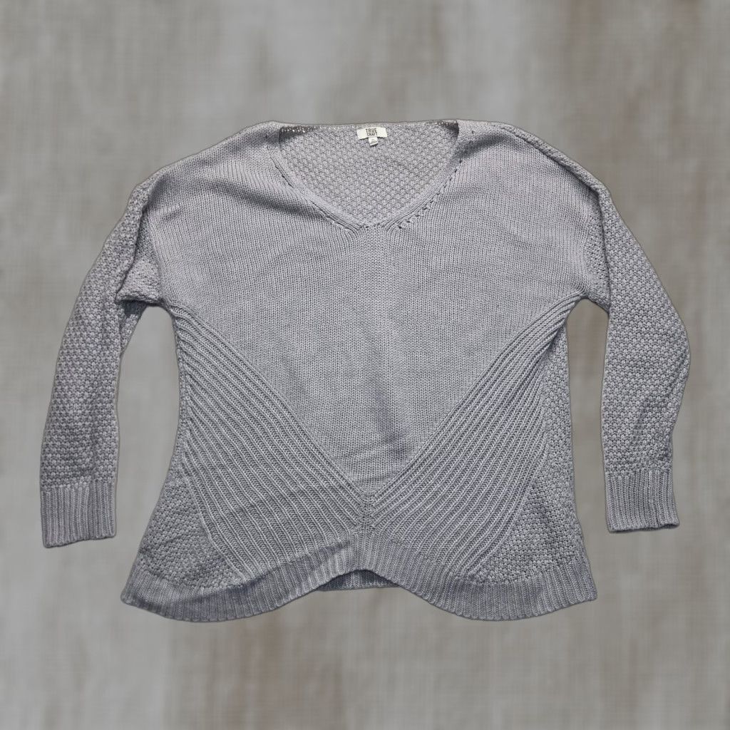 Vintage True Craft Sweater Shirt Adult 3X Gray Womens Pullover Long Sleeve Solid 90s? Size XXL / US 16-18 / IT 52-54 - 1 Thumbnail