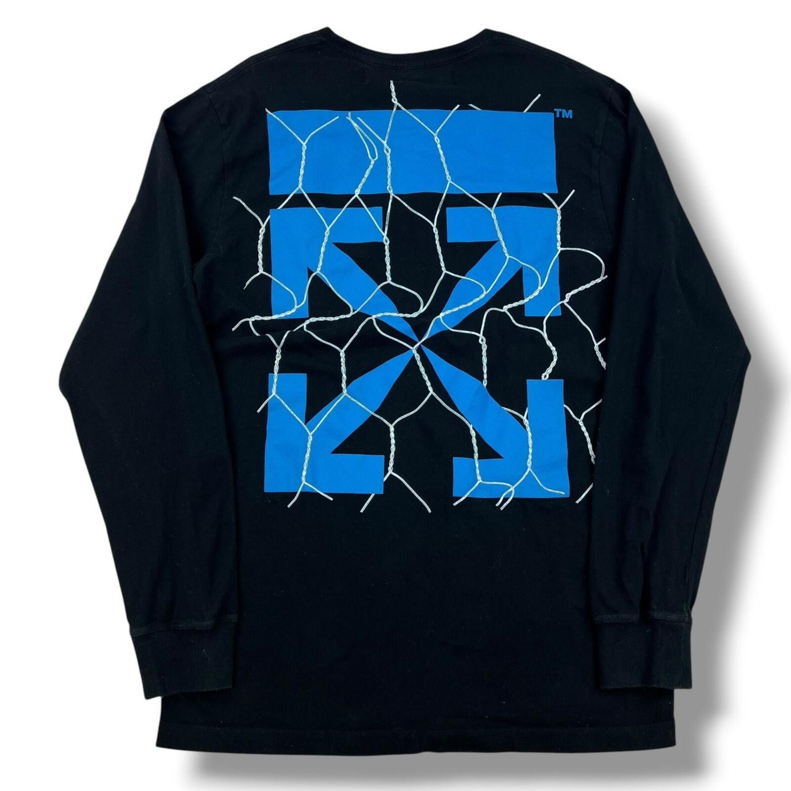 Off-White Off-White Fence Arrows Long Sleeve T Shirt Size US S / EU 44-46 / 1 - 2 Thumbnail
