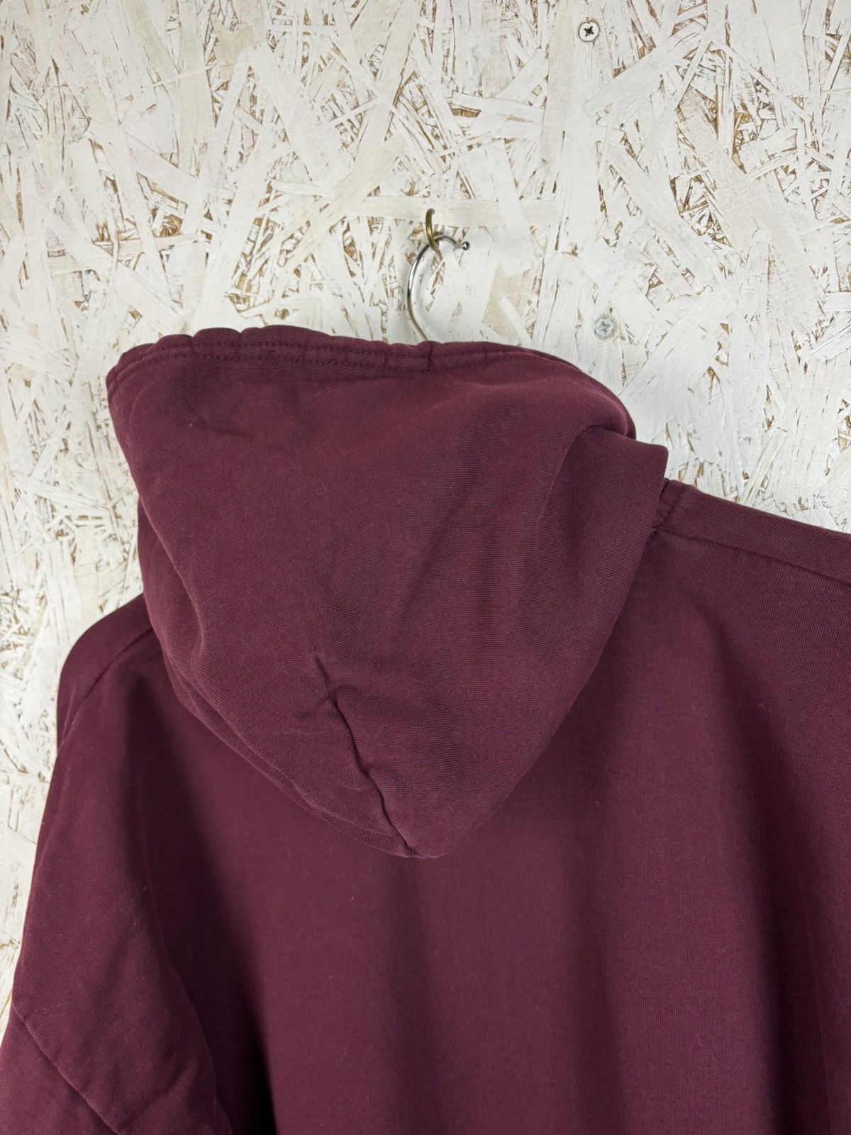 Diesel Diesel Denim Division Big Logo Burgundy Hoodie Size L Size US L / EU 52-54 / 3 - 6 Thumbnail