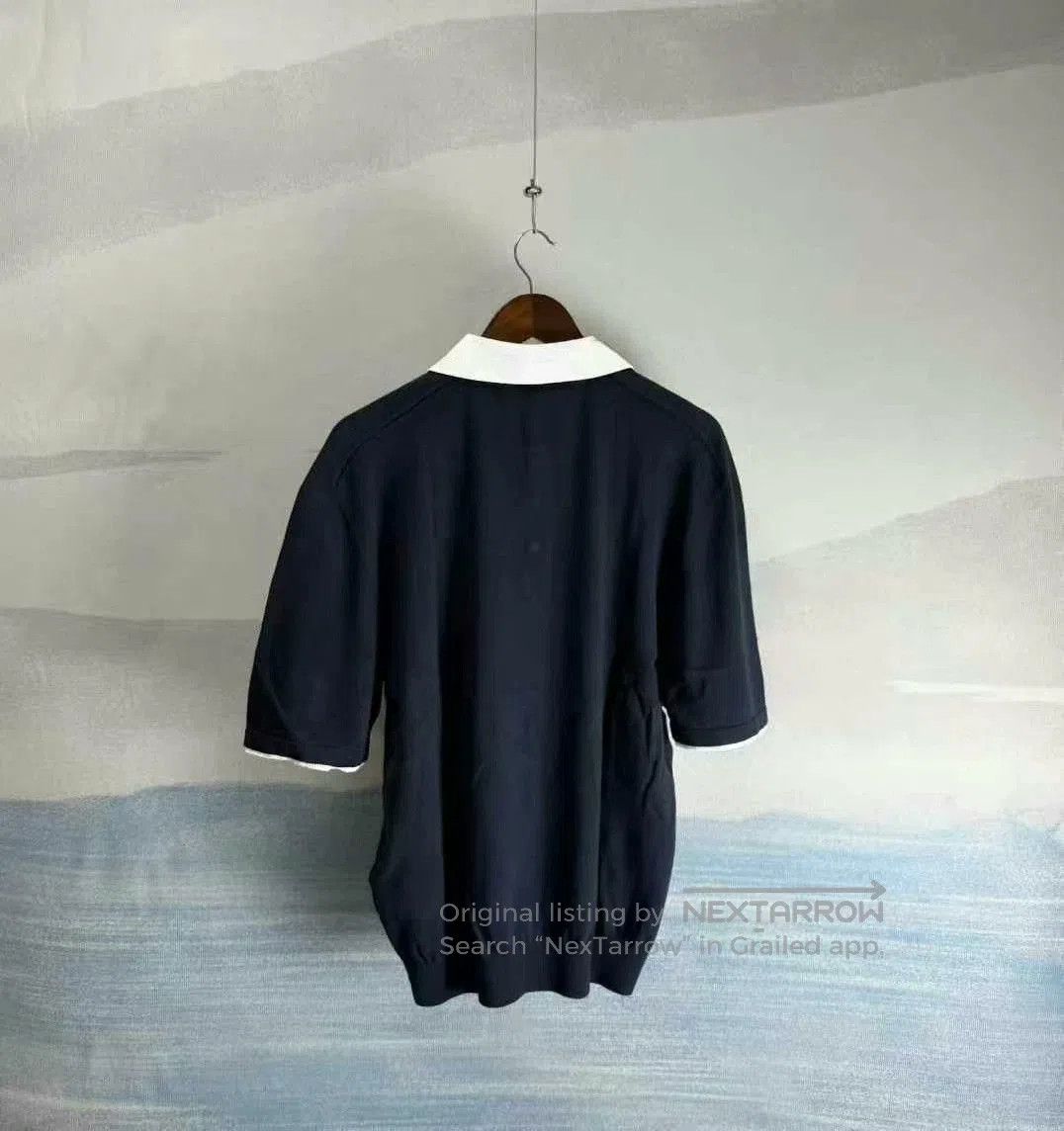 Louis Vuitton louis vuitton navy embroidered polo shirt. Size US XL / EU 56 / 4 - 3 Thumbnail