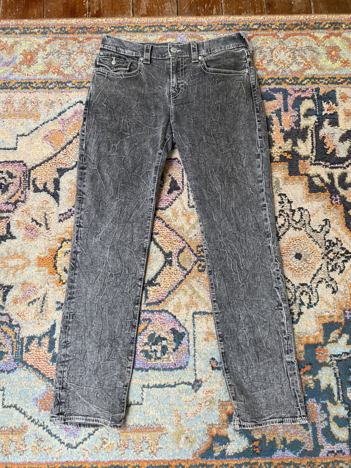 True Religion True Religion Ricky Flap Big T Jeans Size US 34 / EU 50 - 1 Thumbnail