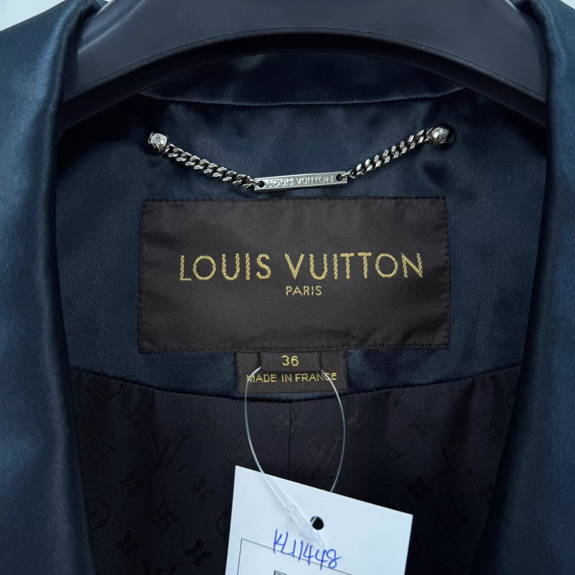 Louis Vuitton LV Allover Monogram Lining Waist-Tailored Blazer 36 98N Size XS / US 0-2 / IT 36-38 - 6 Thumbnail