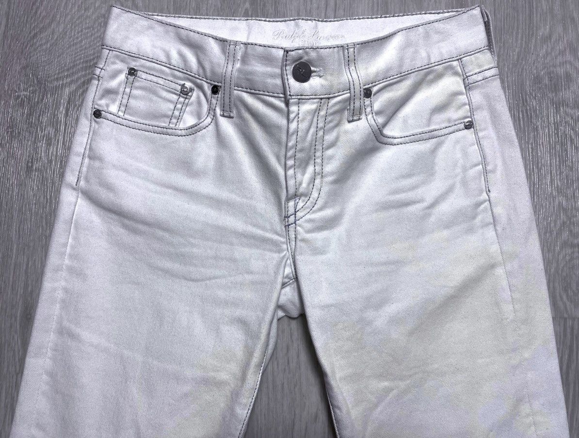 Ralph Lauren Black Label Womens Ralph Lauren 380 Black Label White Flared Jeans Denim Size 27" / US 4 / IT 40 - 6 Thumbnail