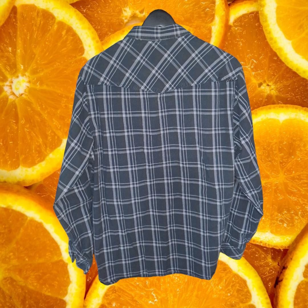 Other 511 Tactical Blue and Gray Snap Up Long Sleeve Shirt Size La Size US L / EU 52-54 / 3 - 5 Thumbnail