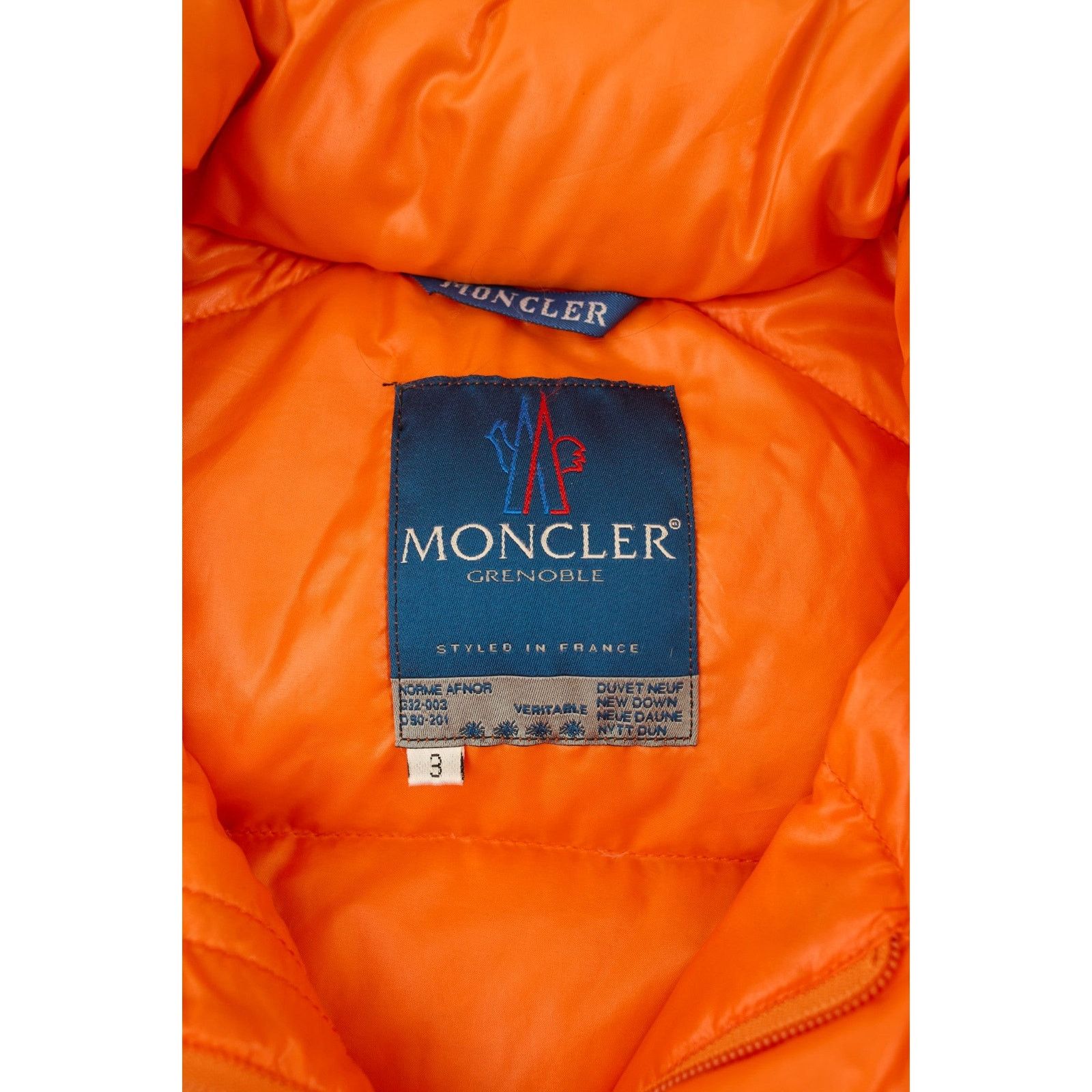 Moncler Orange Removable Sleeves Down Jacket Size US L / EU 52-54 / 3 - 6 Thumbnail