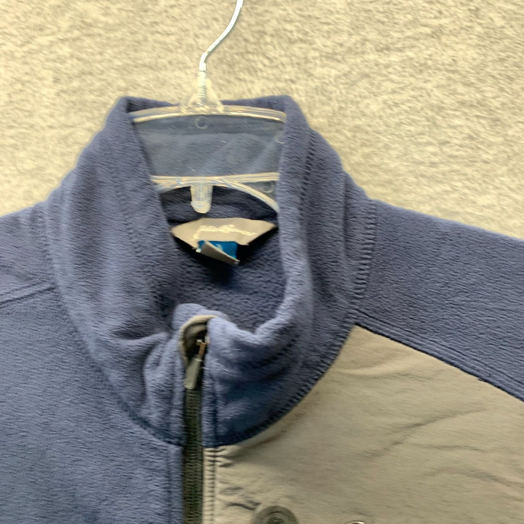 Eddie Bauer Eddie Bauer Sweater Mens Large Blue Fleece 1/4 Zip Polyester Crew Neck Pullover 90s Size US L / EU 52-54 / 3 - 6 Thumbnail