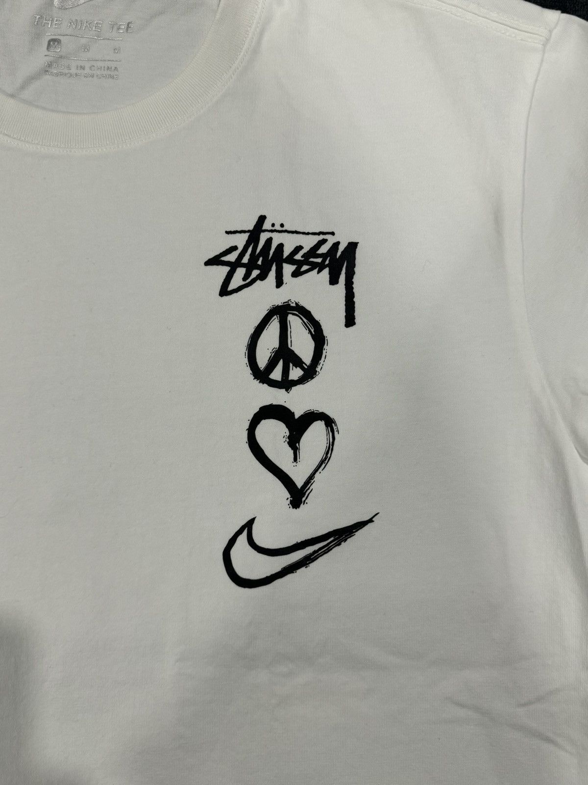 Nike x Stussy Peace, Love, Swoosh T-shirt (US Sizing) White