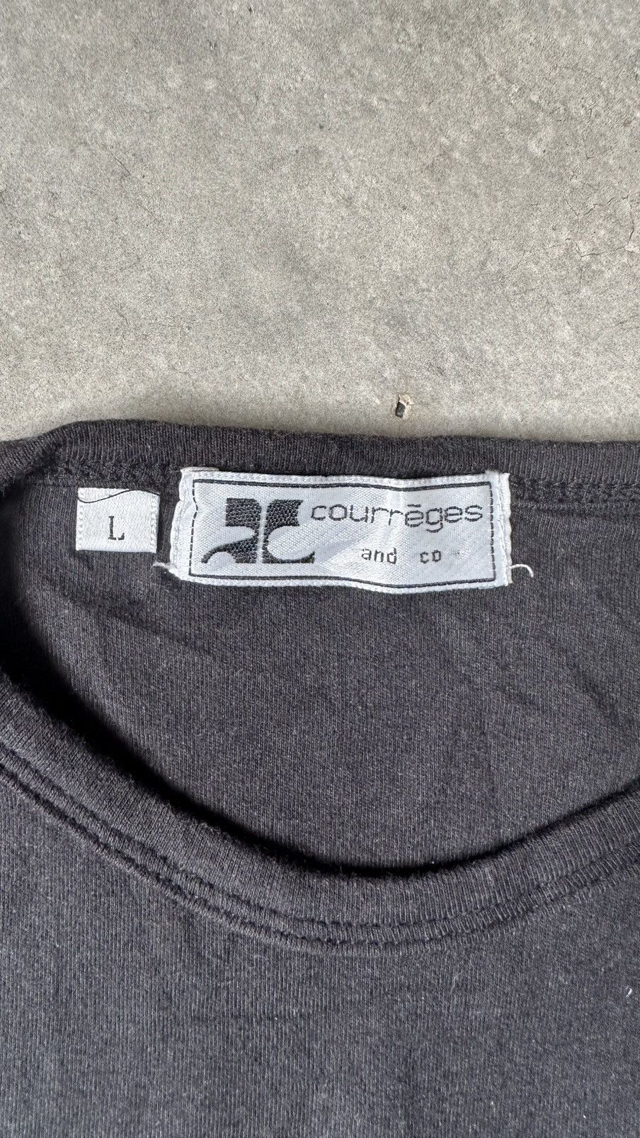 Courreges VINTAGE COURREGES SPELLOUT TEE Size US S / EU 44-46 / 1 - 4 Thumbnail