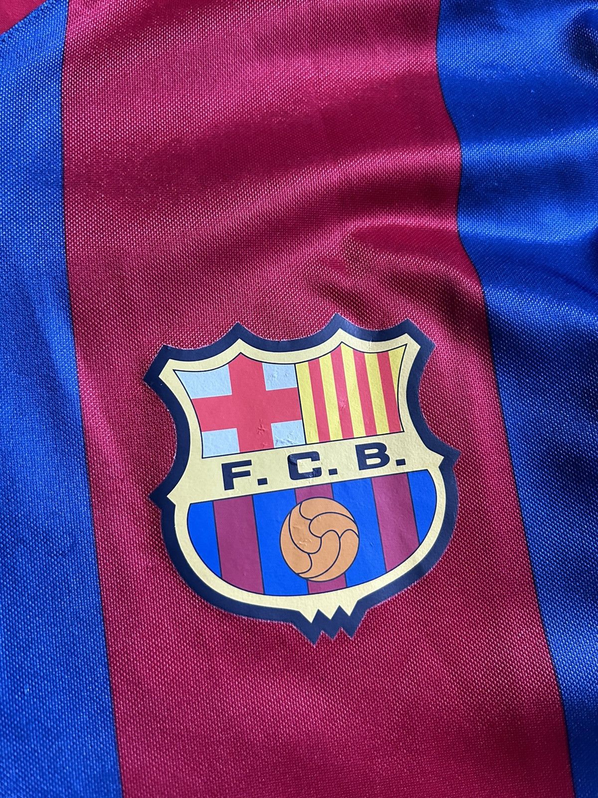 Nike × Vintage Fc Barcelona Nike 2002/03 jersey Size US XL / EU 56 / 4 - 3 Thumbnail