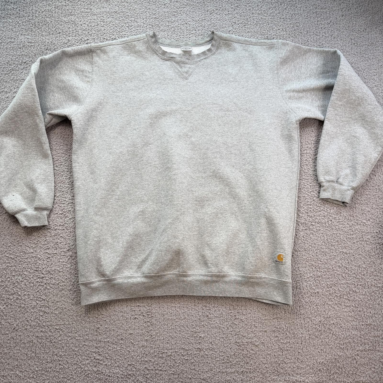 Carhartt Carhartt Gray Crewneck Sweatshirt XL Tall Workwear Minimal Size US XL / EU 56 / 4 - 1 Thumbnail