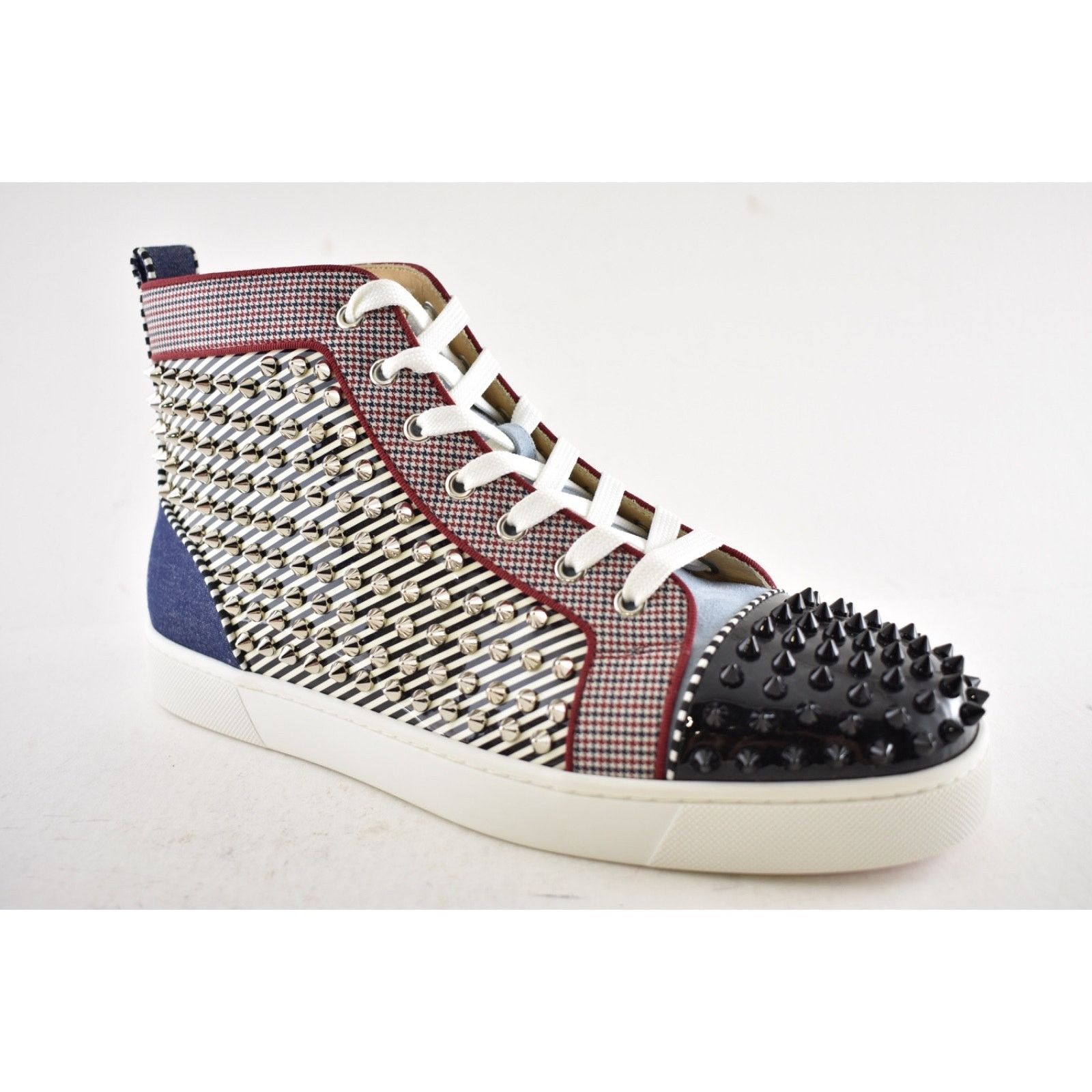 Christian Louboutin Christian Louboutin Louis Orlato Flat Spike Black White Size US 11 / EU 44 - 4 Thumbnail