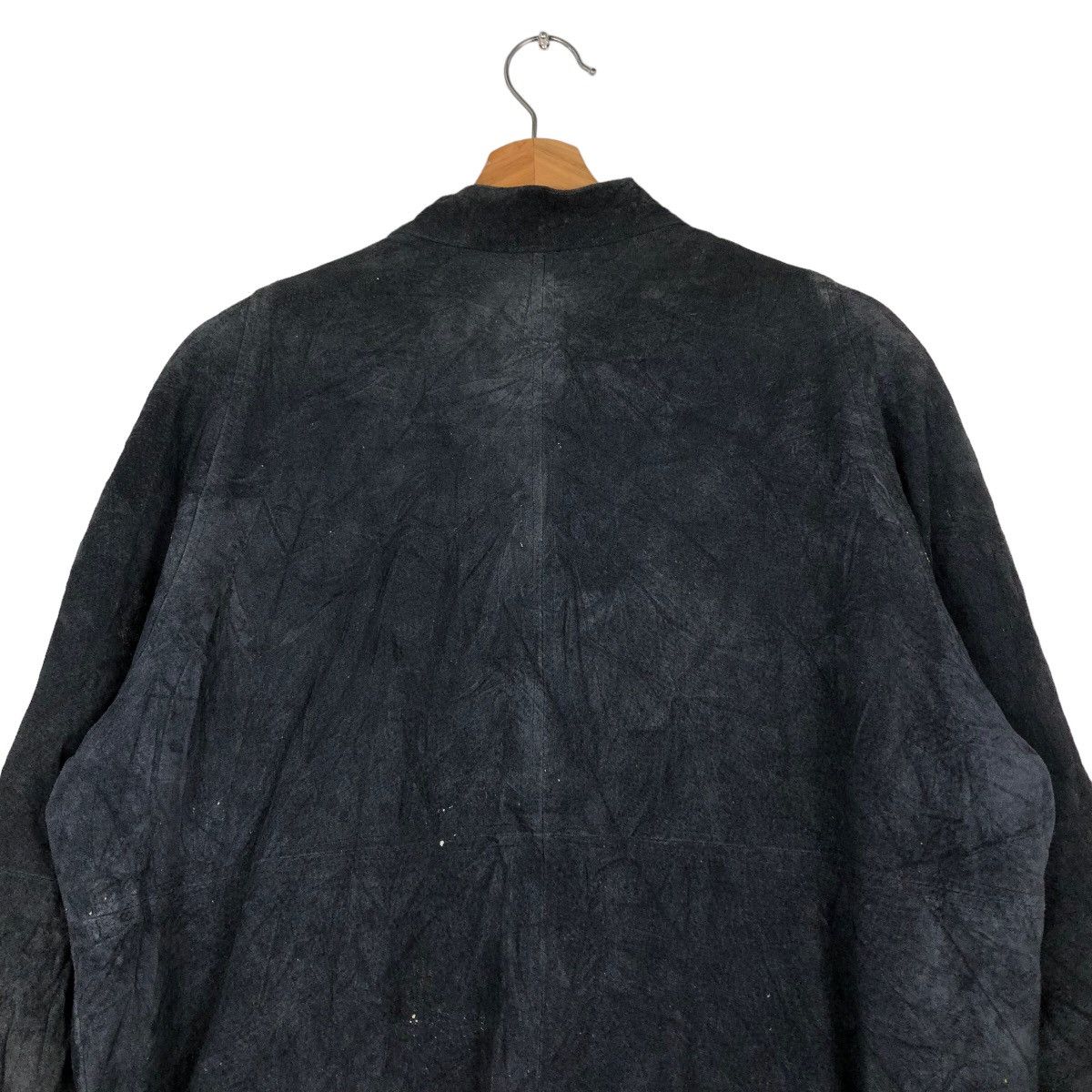 Genuine Leather Vintage Pig Skin Genuine Leather Jacket England Issey Miyake Size US L / EU 52-54 / 3 - 9 Thumbnail