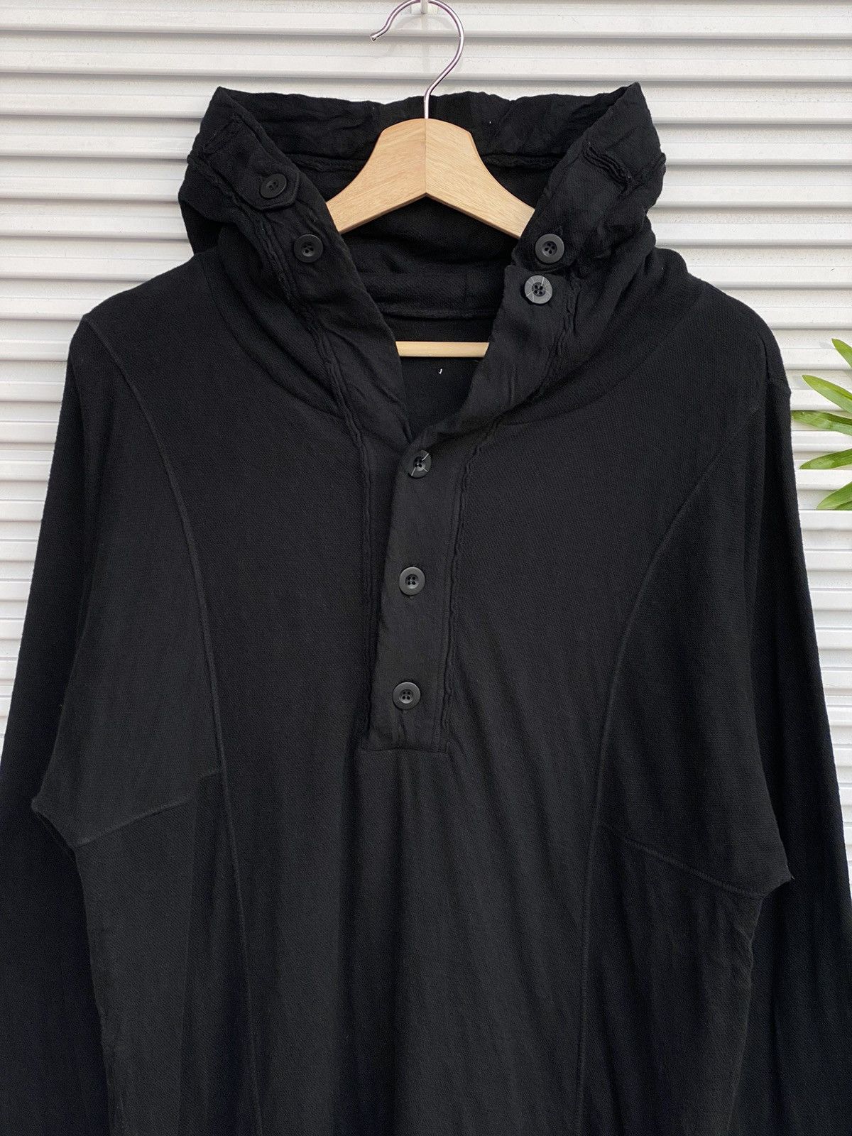 Final Home × Issey Miyake × Japanese Brand Vintage Final Home Issey Miyake Button Hoodies Size US M / EU 48-50 / 2 - 3 Thumbnail