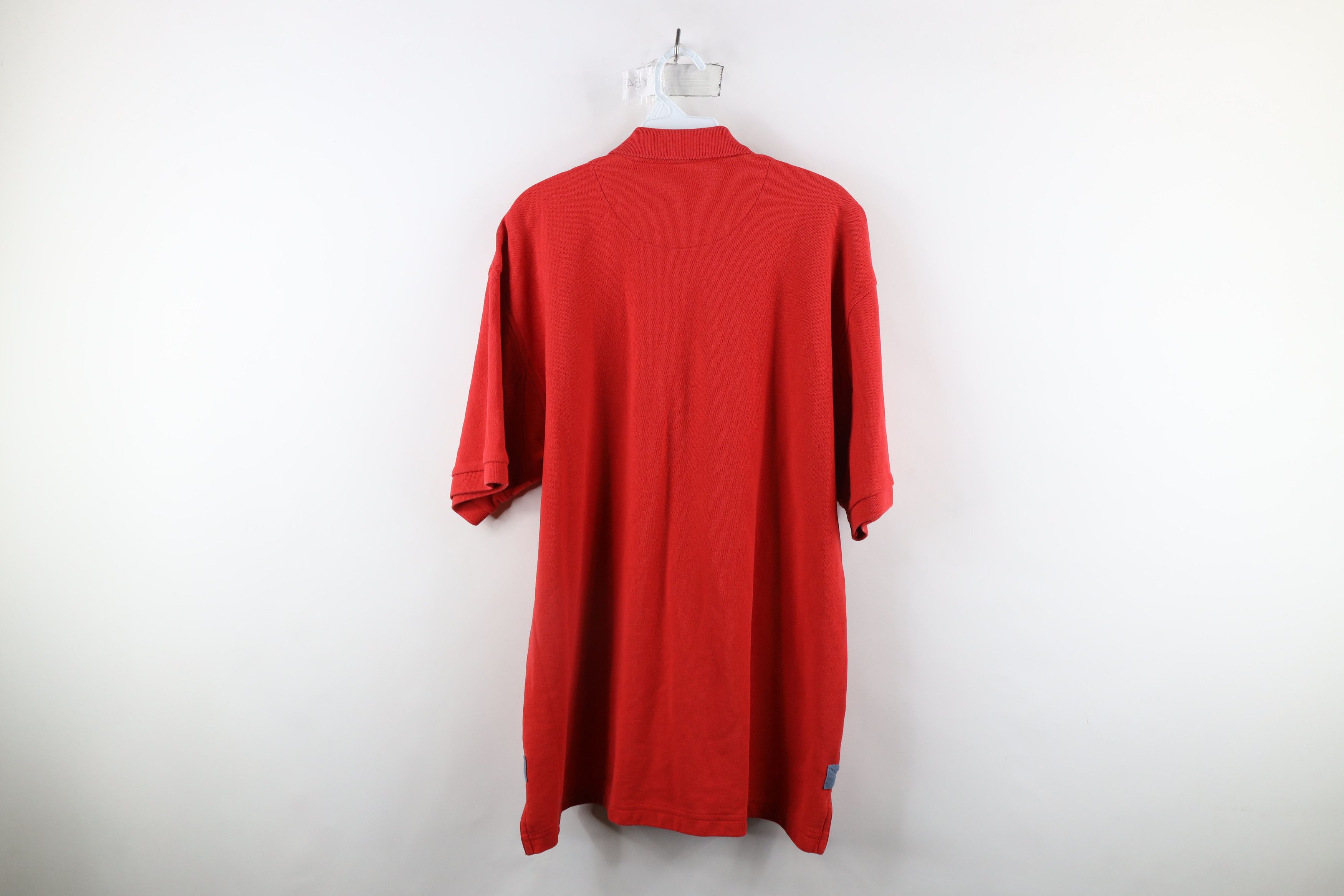 Orvis × Vintage Vintage Orvis Heavyweight Collared Polo Shirt Red Cotton Size US L / EU 52-54 / 3 - 10 Thumbnail