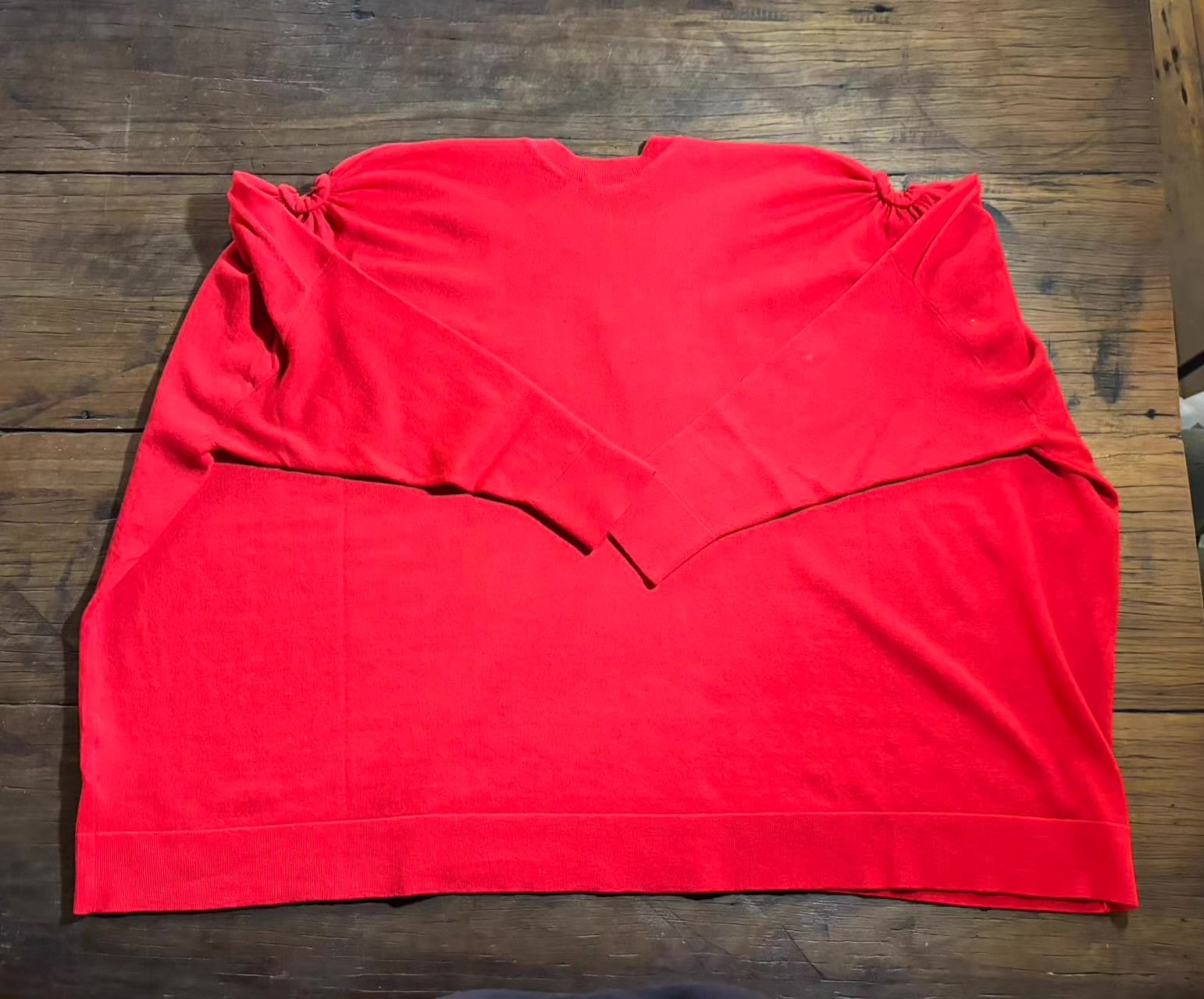 Alexander McQueen Alexander McQueen 17SS Red Shoulder Oversized Sweate Ｑ25 Size US M / EU 48-50 / 2 - 2 Thumbnail