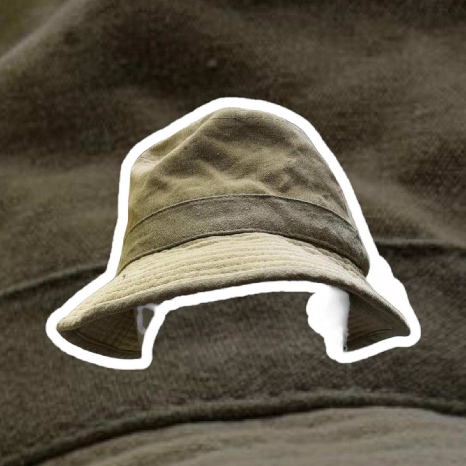 The Unbranded Brand Beige Cotton Bucket Hat for Men Size ONE SIZE - 1 Thumbnail