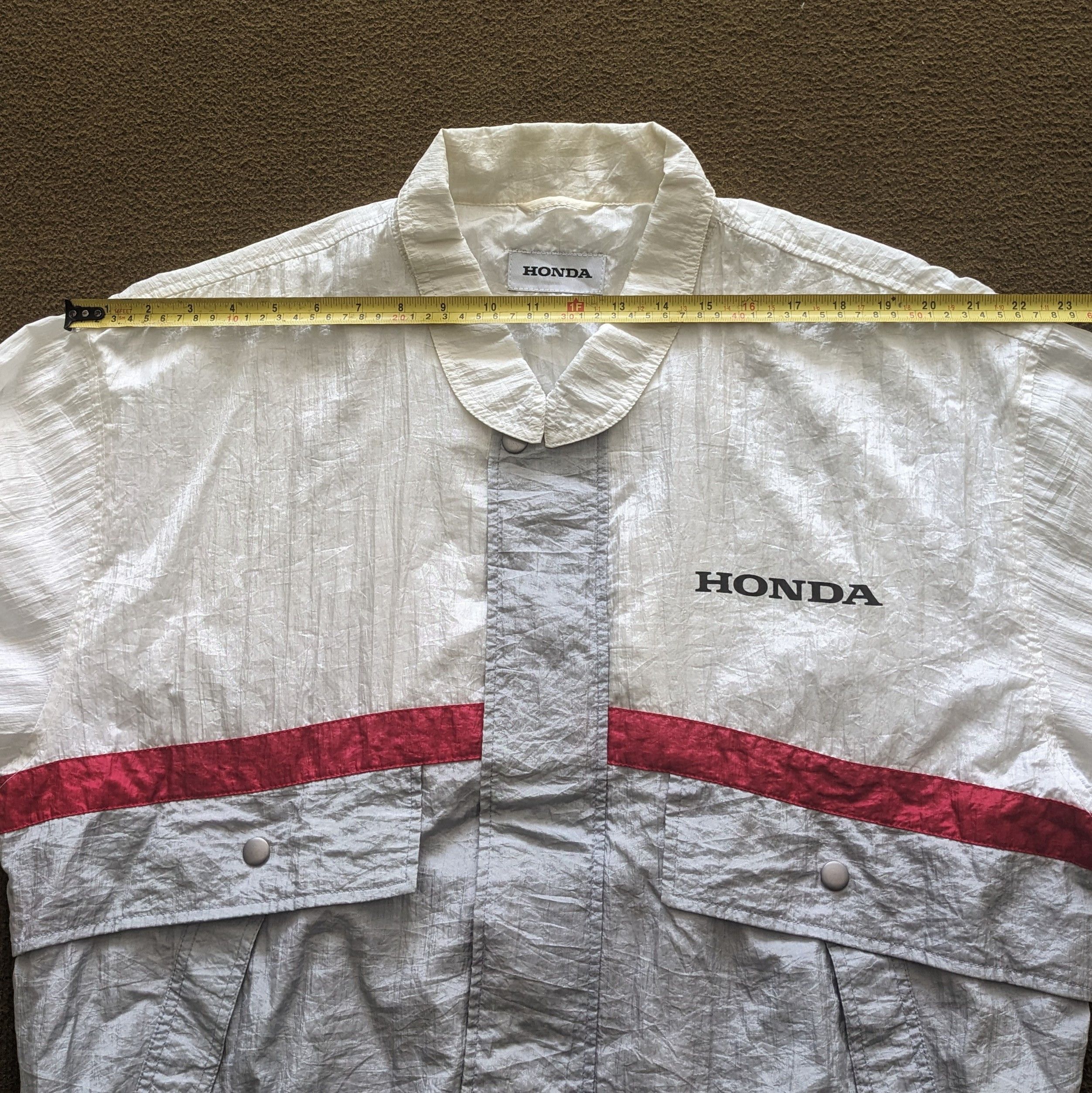 Vintage Vintage HONDA Motorsports Racing Team Windbreaker Jacket Size US L / EU 52-54 / 3 - 6 Thumbnail