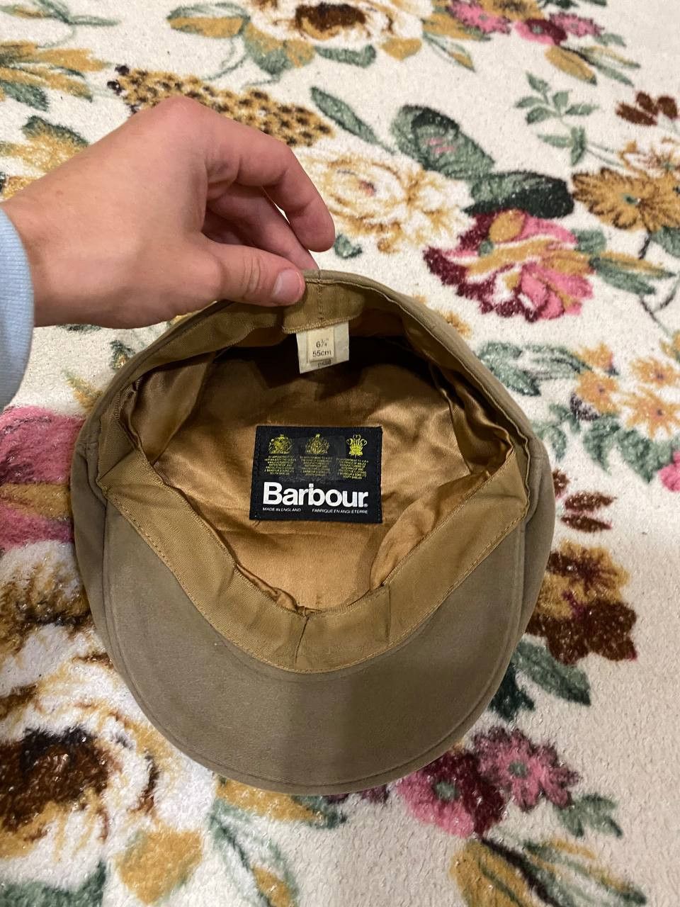 Barbour Barbour Men's Wax Flat Cap Size 6 3/4 Sylkoil Peaky Hat Size ONE SIZE - 6 Thumbnail