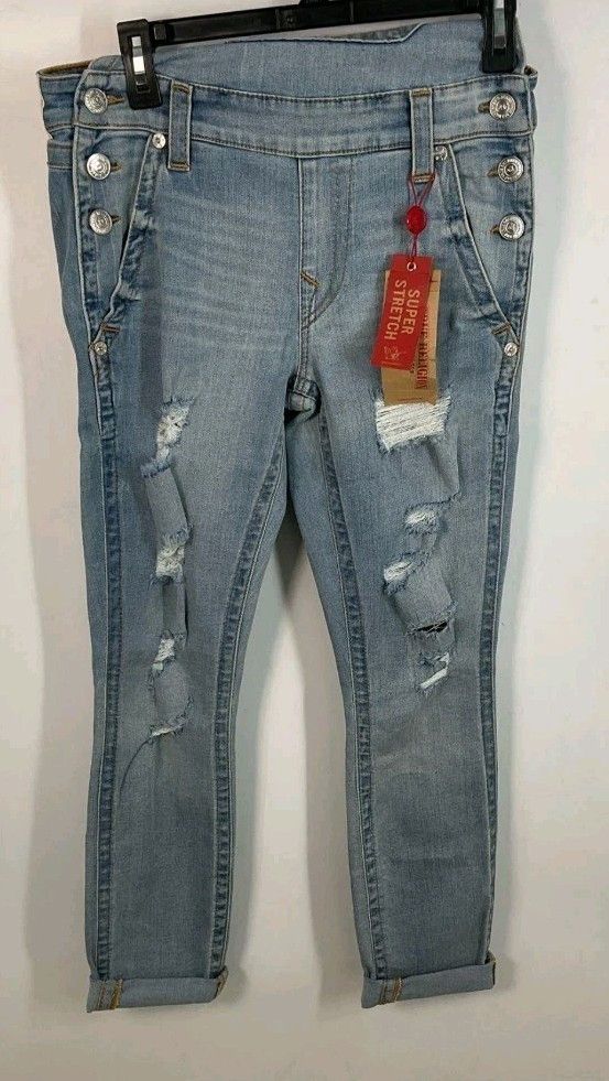 True Religion NWT True Religion Denim Overall Sz XS RSP 249$ Size 30" / US 8 / IT 44 - 2 Thumbnail