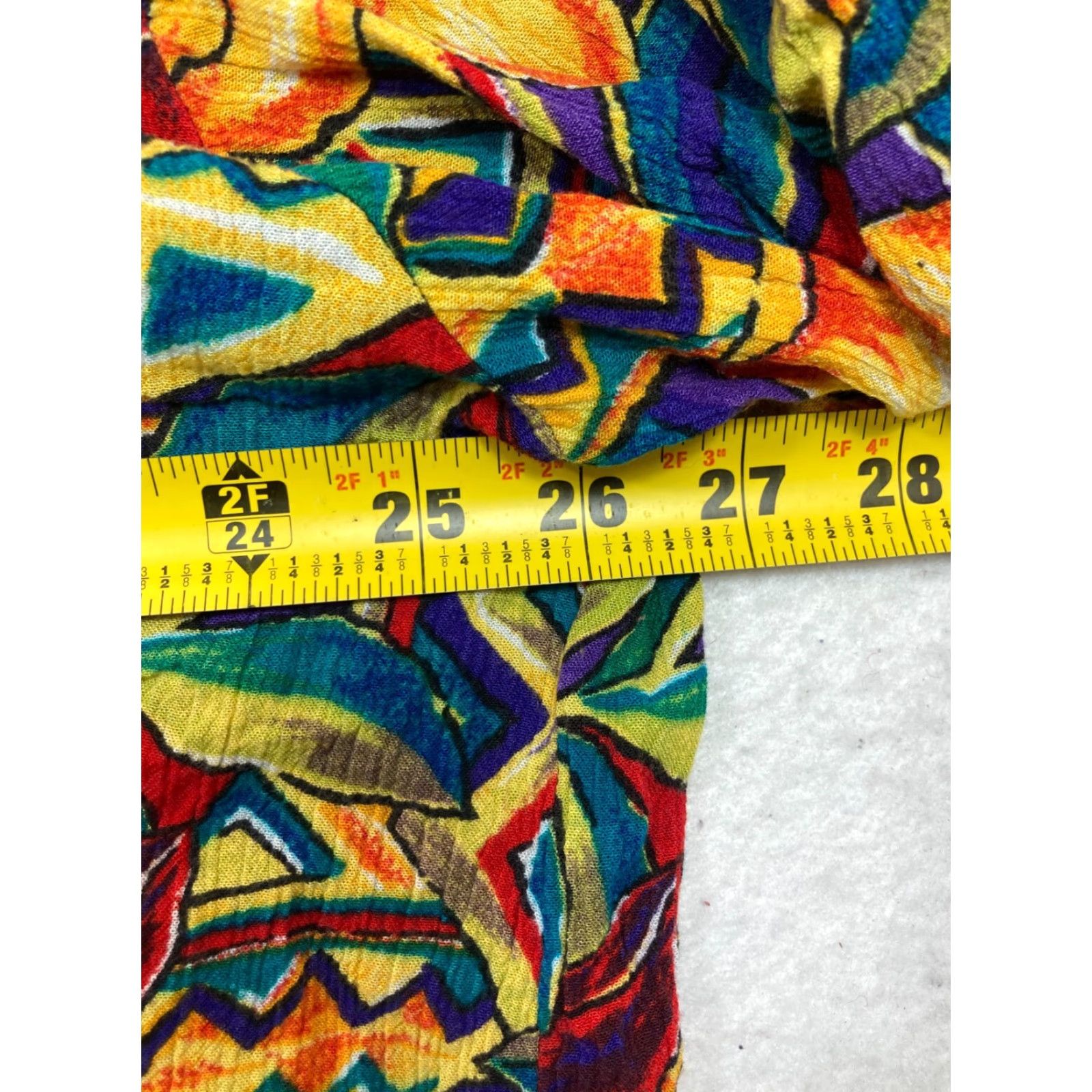 Vintage VINTAGE Maggie McNaughton Blouse Womens 24W Top Hawaiian Shirt Shoulder Pads Size 3XL / US 20-22 - 6 Thumbnail