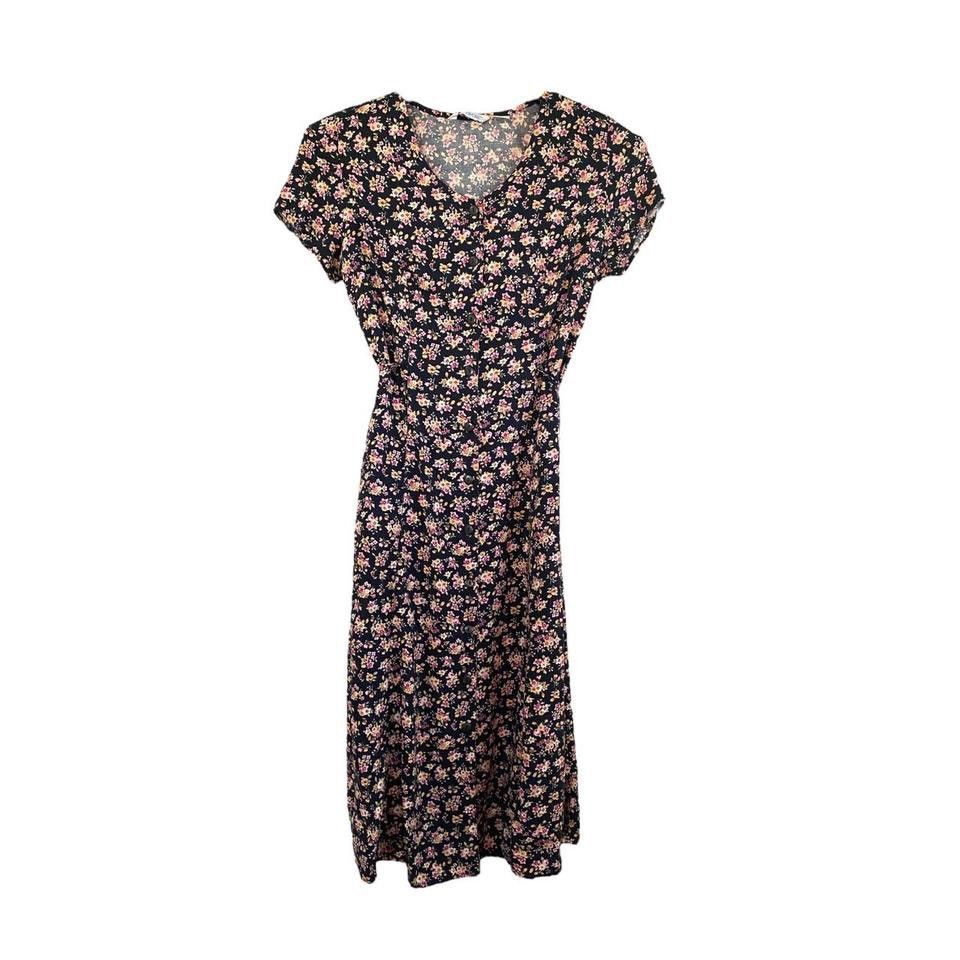 Vintage Ship N Shore Dress Button Up Rayon Maxi Dress Size 8 Size M / US 6-8 / IT 42-44 - 1 Thumbnail