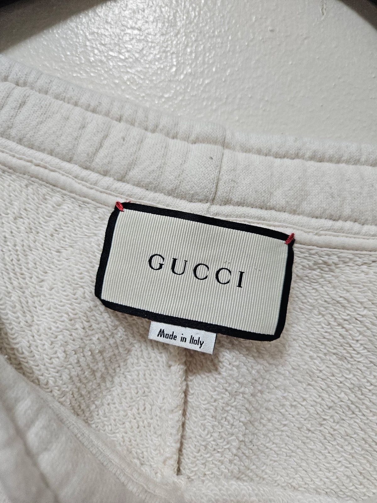 Gucci Red GG Side Logo White Joggers Size US 34 / EU 50 - 9 Thumbnail