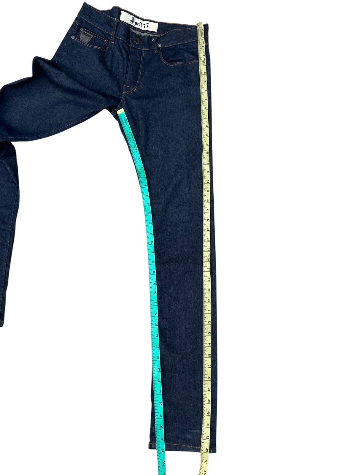 April 77 Vintage April 77 Joey Overdrive 1955 Waxed Denim Jeans Size US 30 / EU 46 - 6 Thumbnail